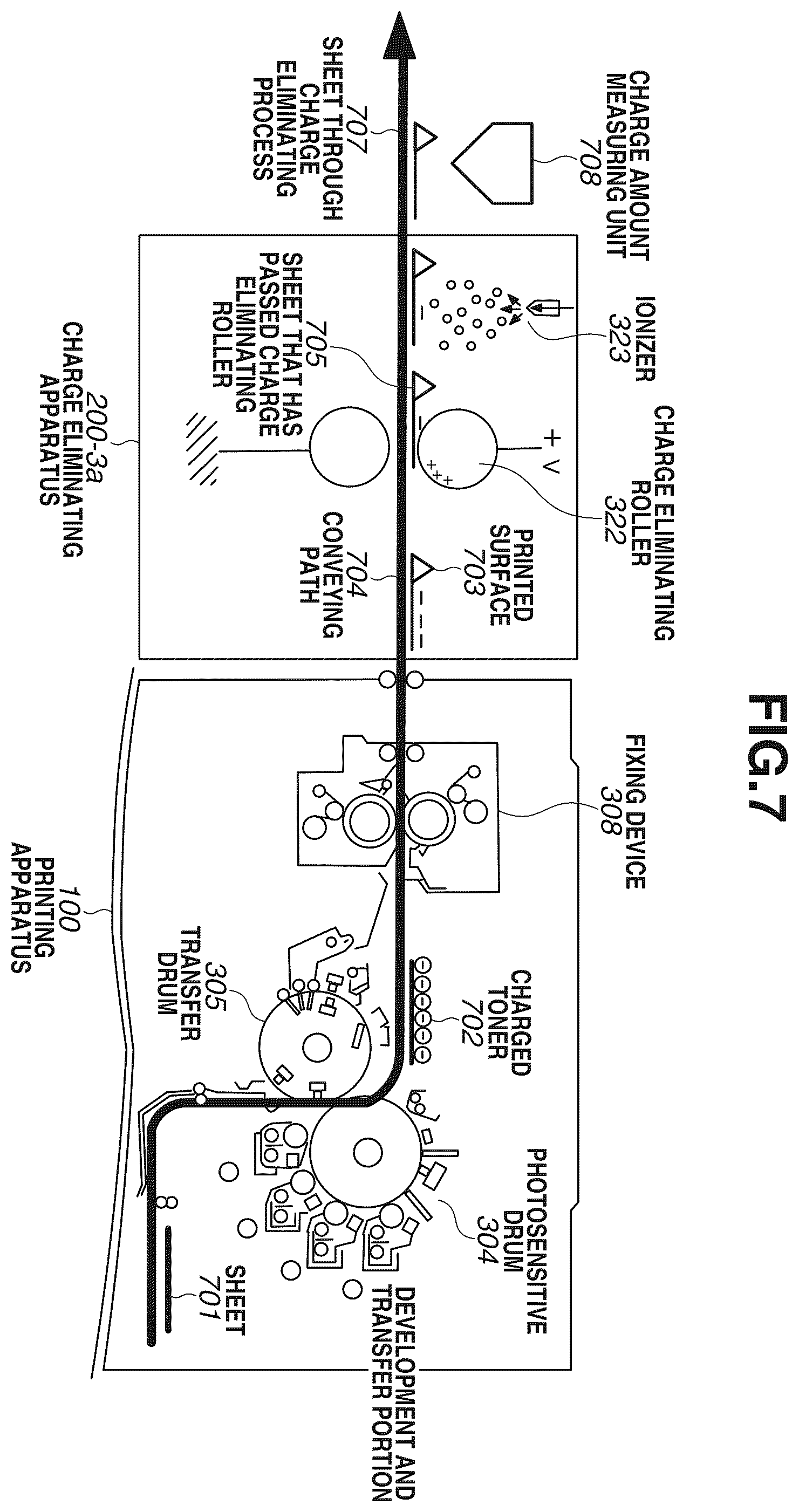 Patent US12422774 Figure 7 – Printing system, control method therefor, and storage medium