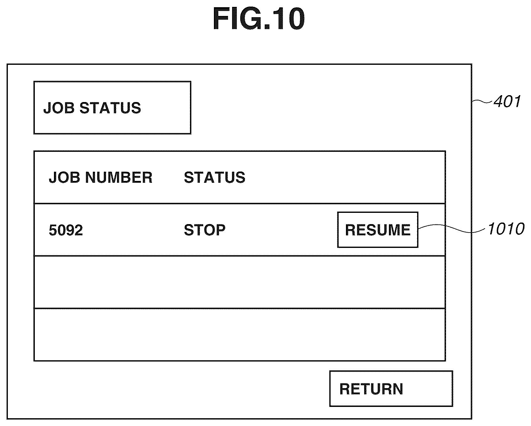 Patent US12422774 Figure 10 – Printing system, control method therefor, and storage medium