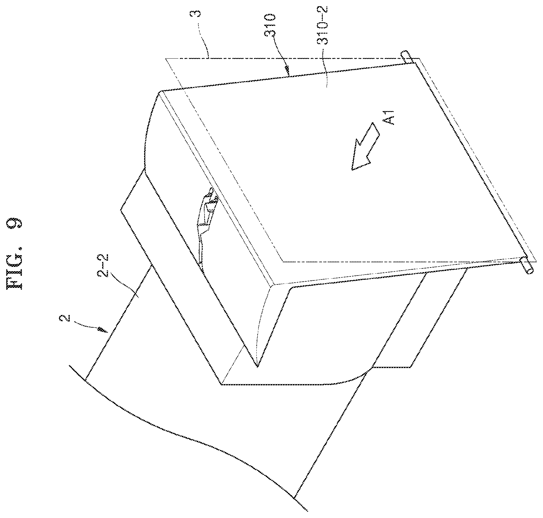 Patent US12422775 Figure 9 – Unlocking toner cartridge by click operation