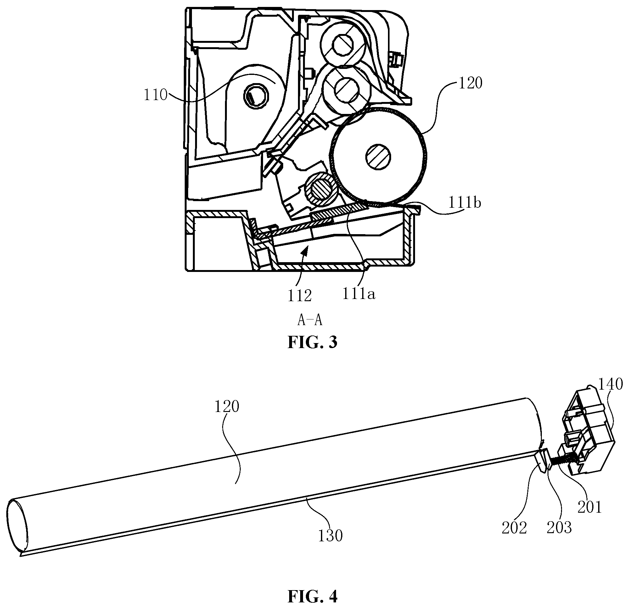 Patent US12422776 Figure 2 – Process cartridge and potential detection part