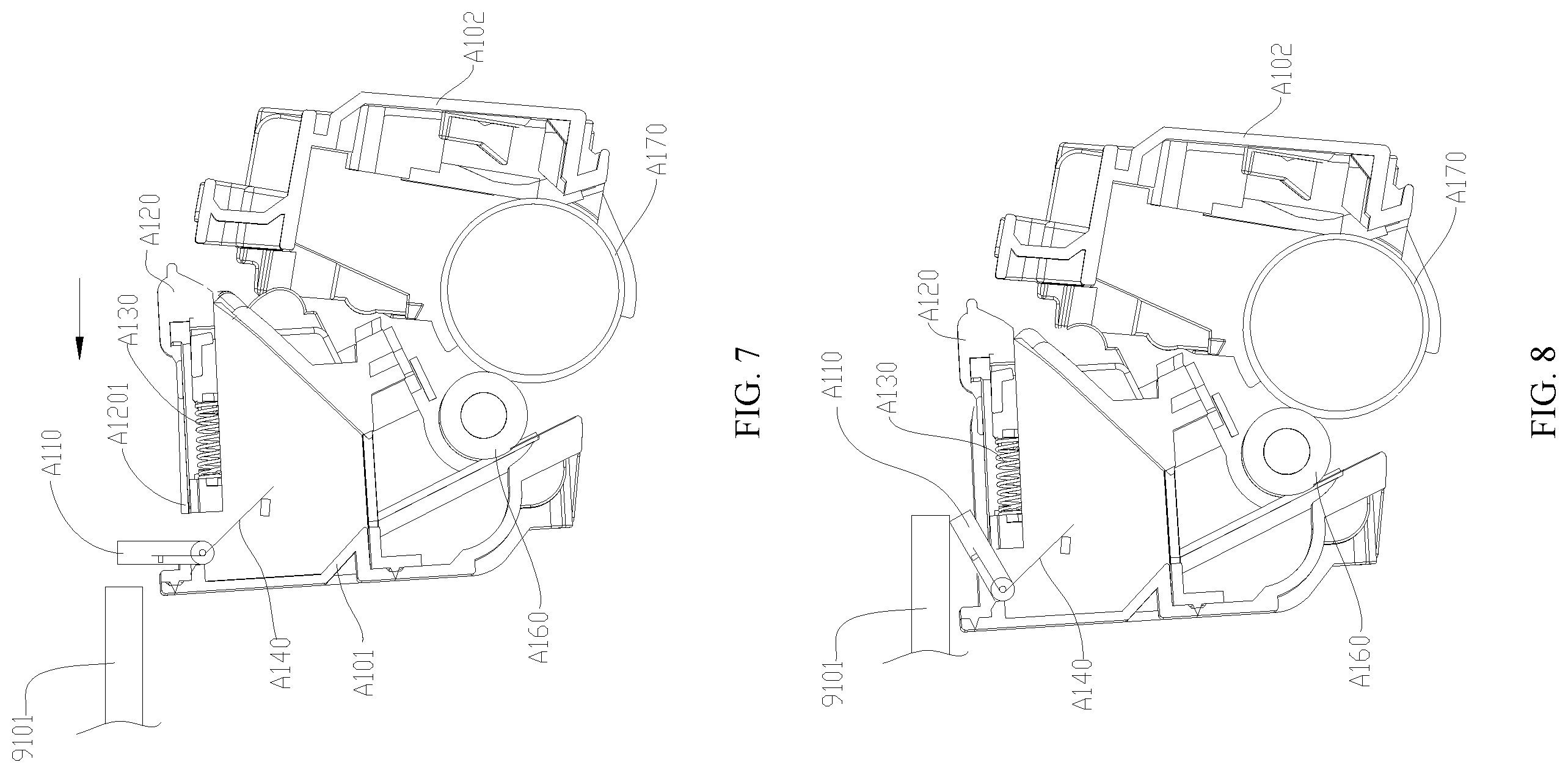 Patent US12422777 Figure 4 – Processing cartridge