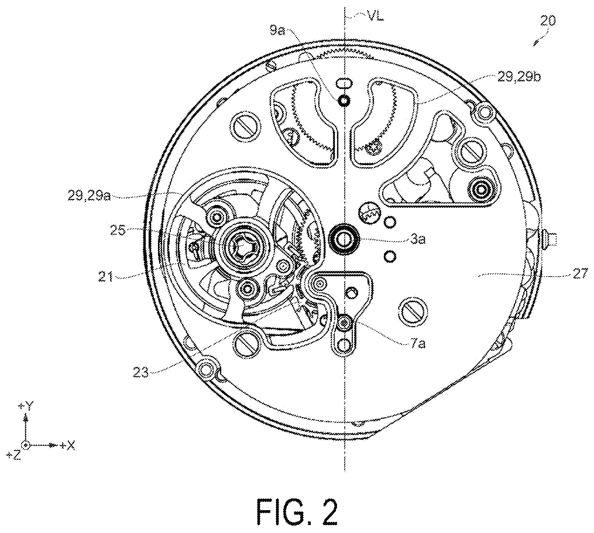 Patent US12422780 Figure 2 – Timepiece