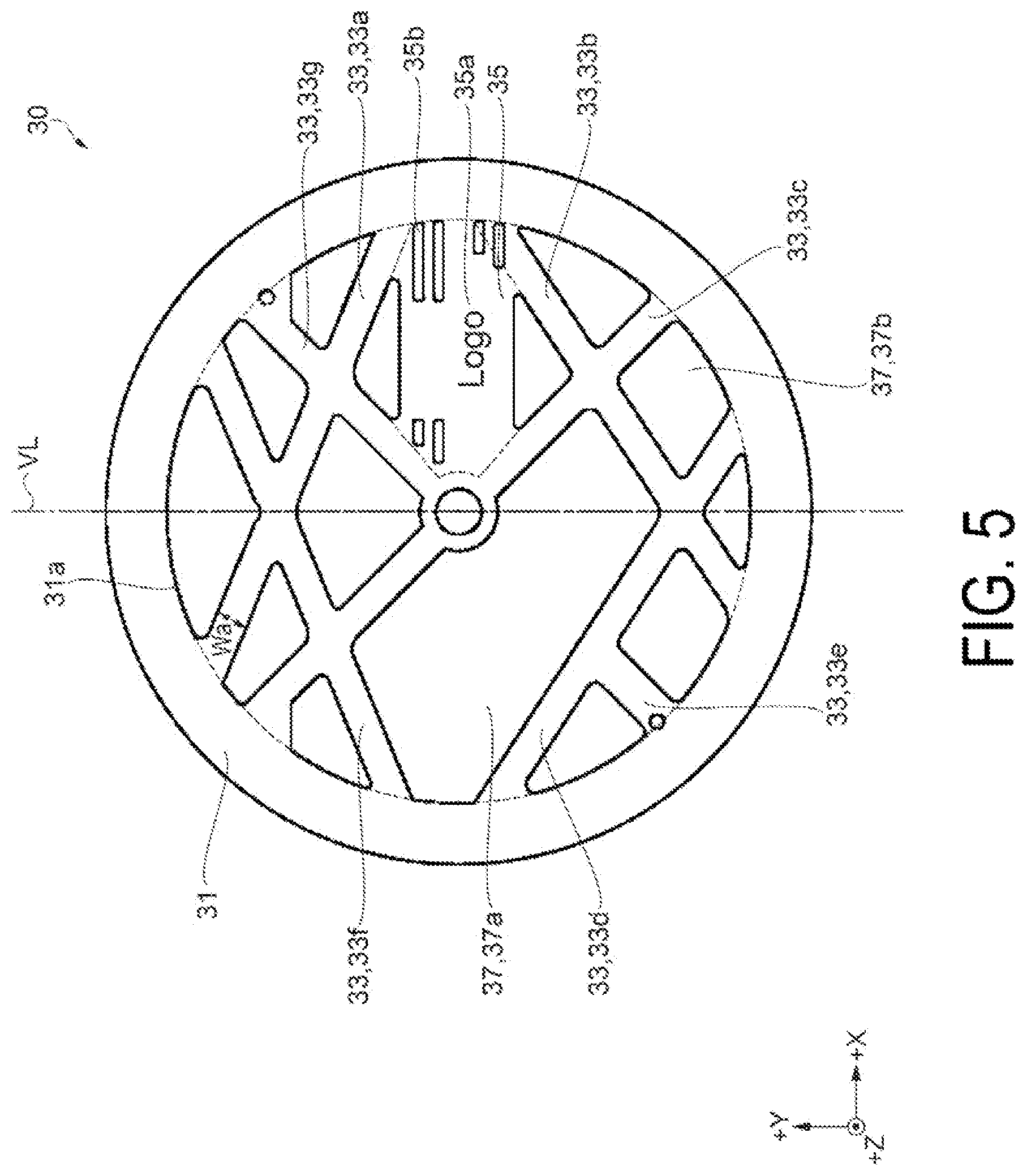 Patent US12422780 Figure 5 – Timepiece