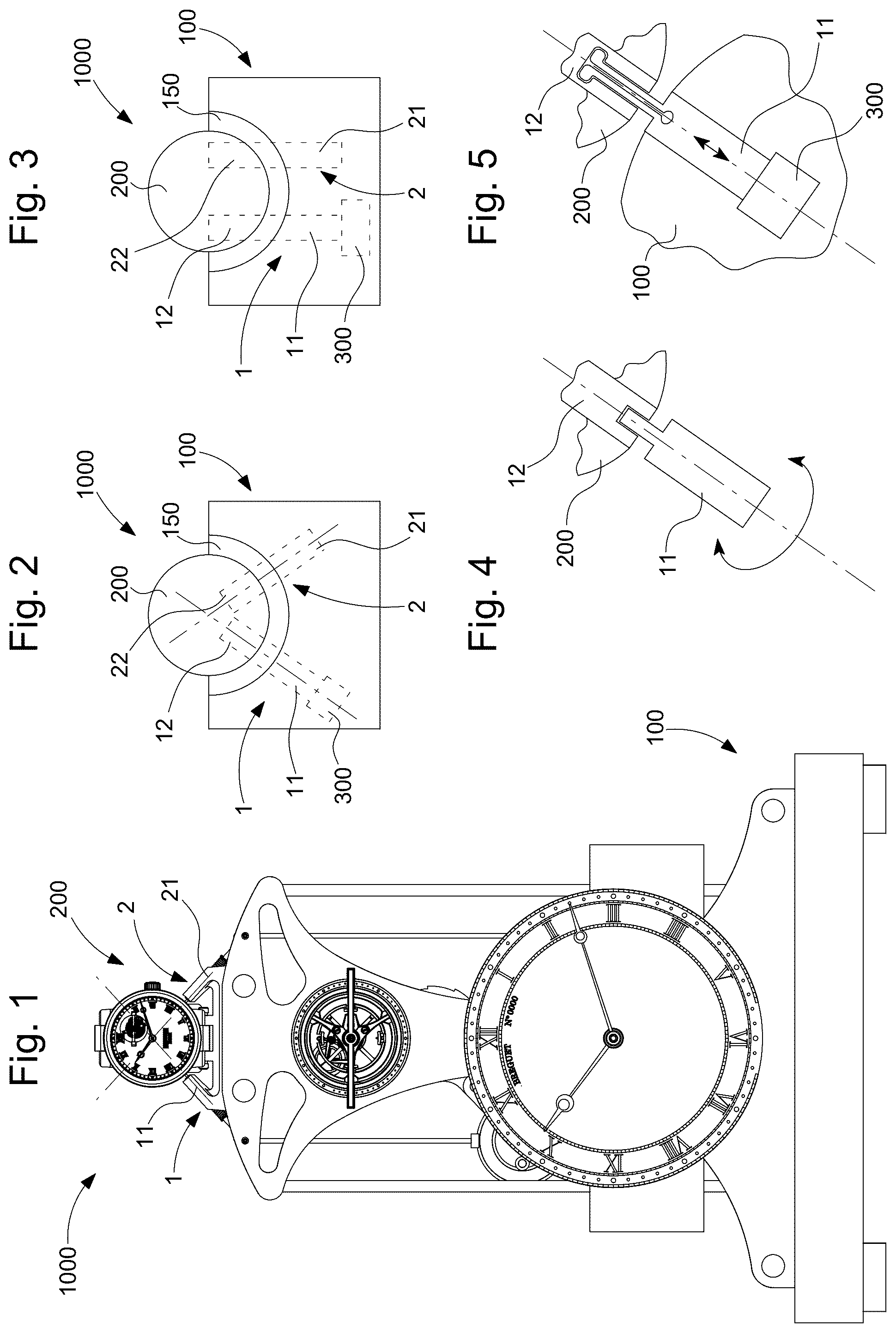 Patent US12422781 — Sympathetic timepiece assembly — Figure 1