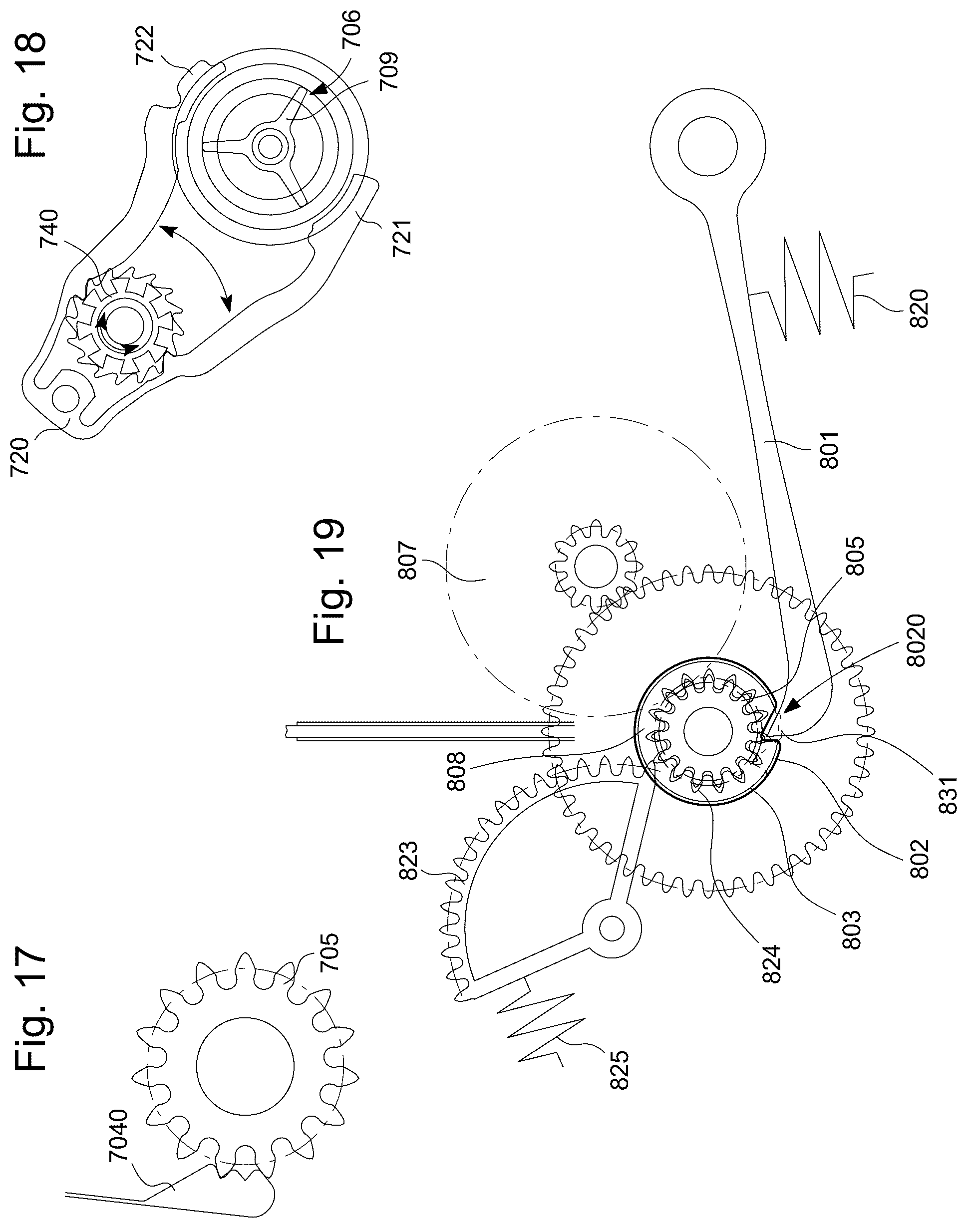 Patent US12422781 Figure 7 – Sympathetic timepiece assembly