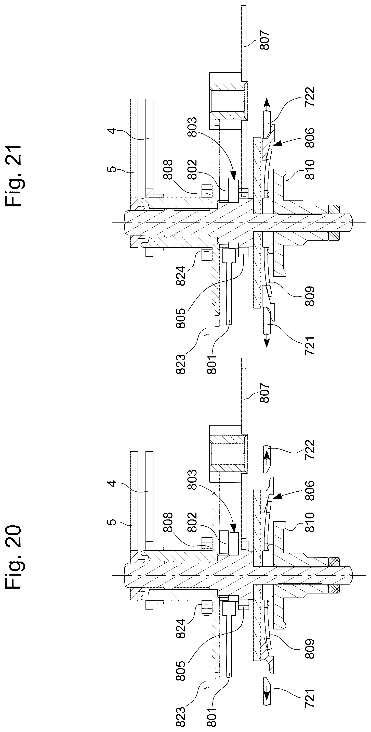 Patent US12422781 Figure 8 – Sympathetic timepiece assembly