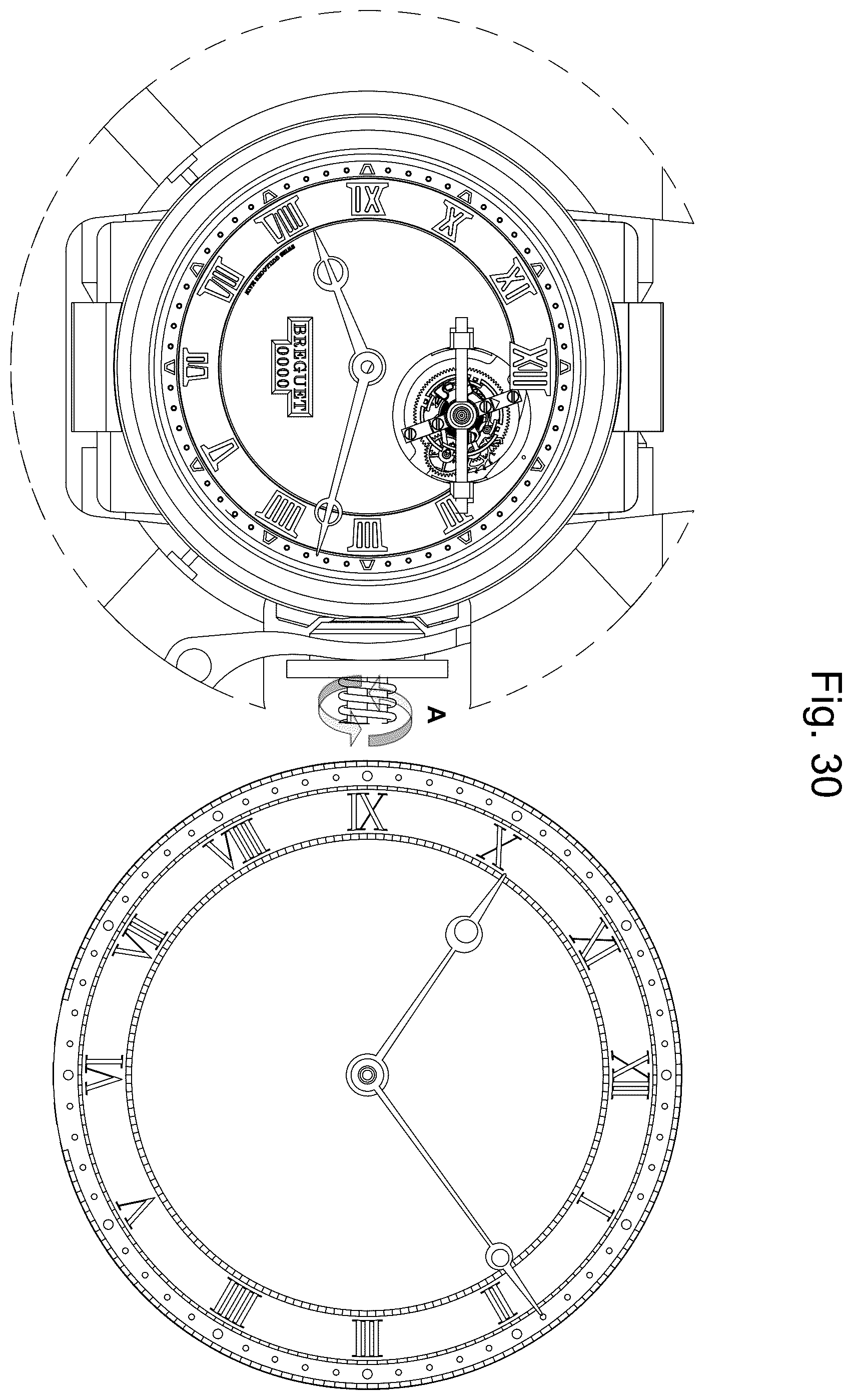 Patent US12422781 Figure 13 – Sympathetic timepiece assembly