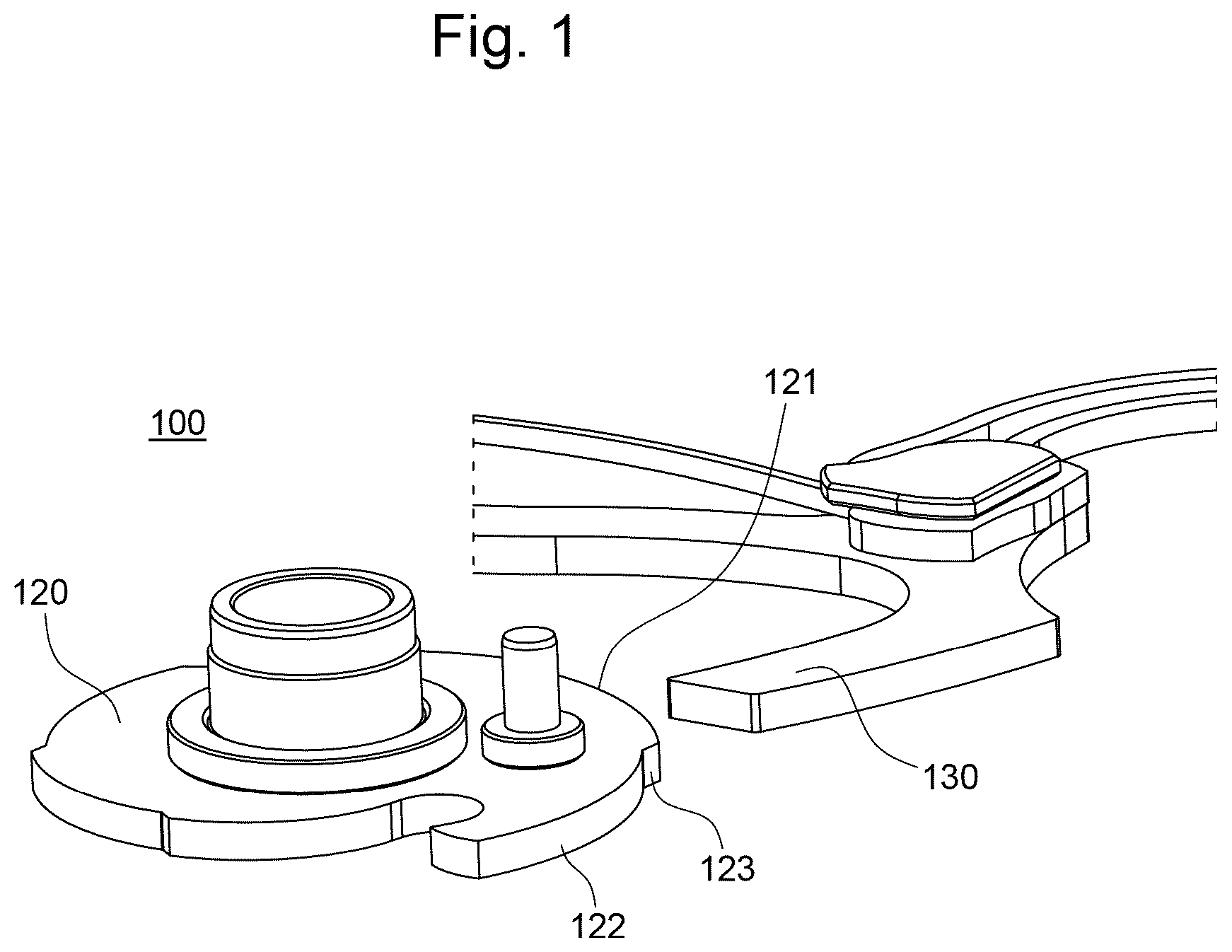 Patent US12422782 Figure 1 – Safety device and striking-work mechanism