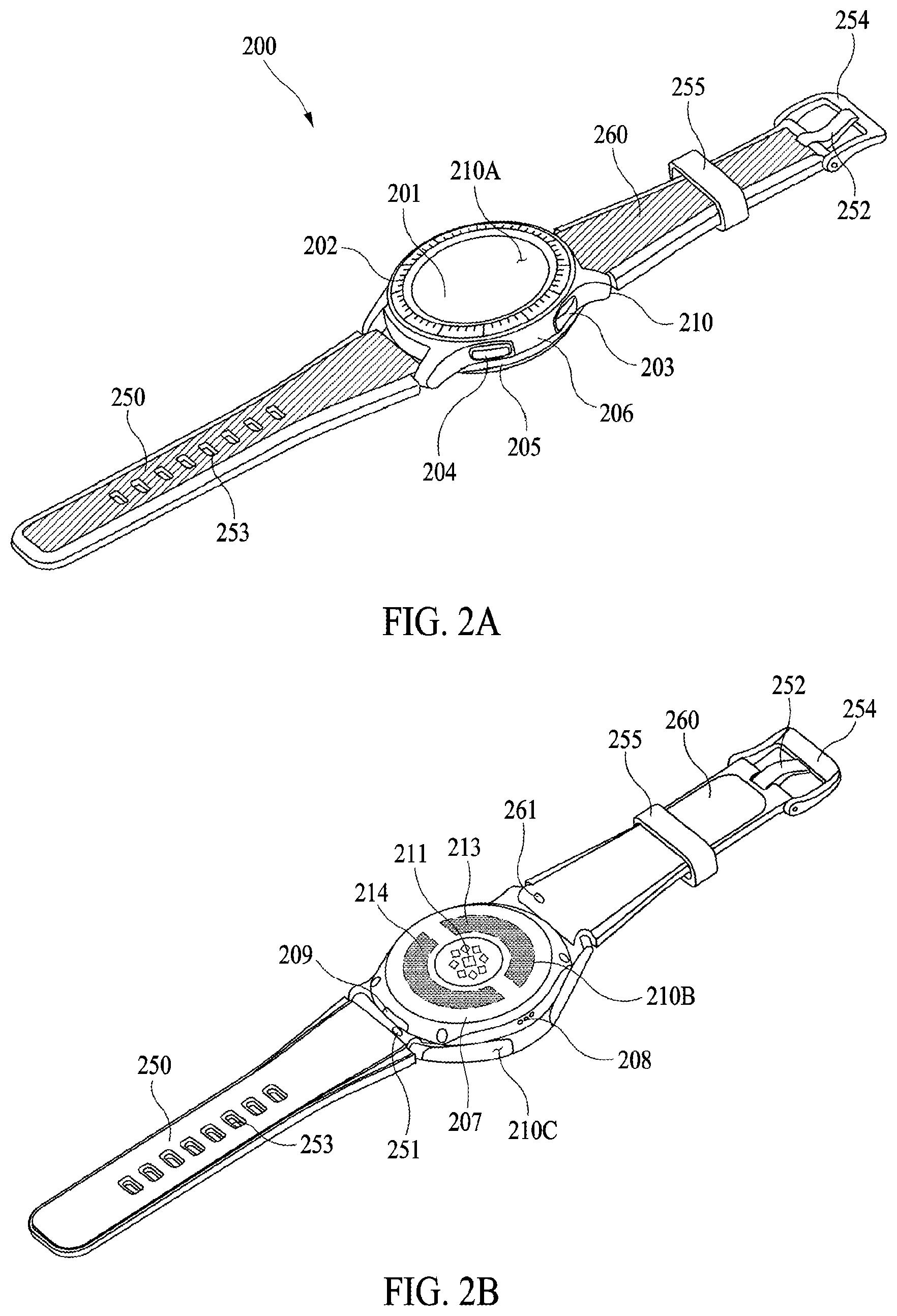 Patent US12422786 Figure 2 – Wearable electronic device