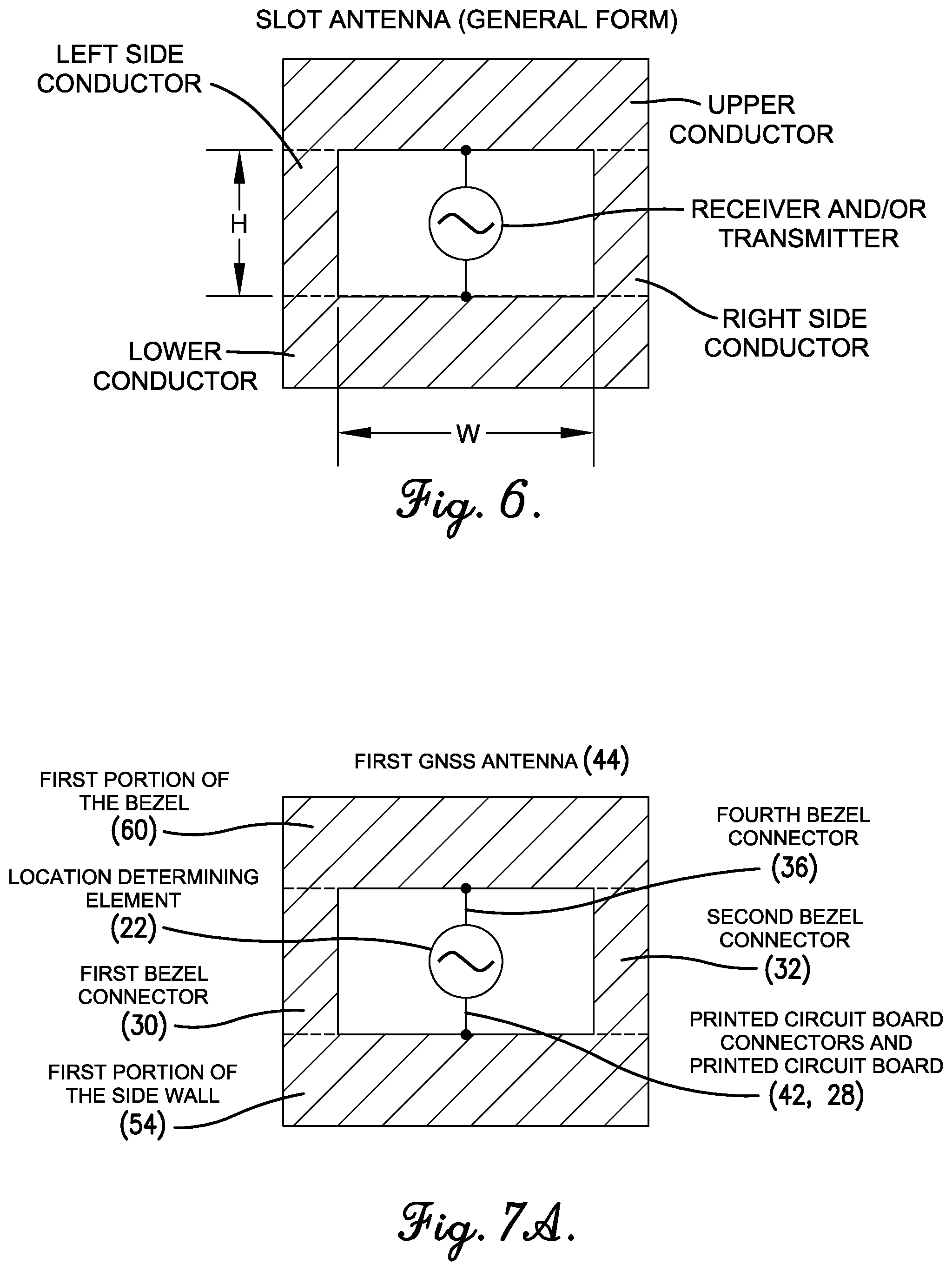 Patent US12422787 Figure 5 – Conductive watch housing with slot antenna configuration