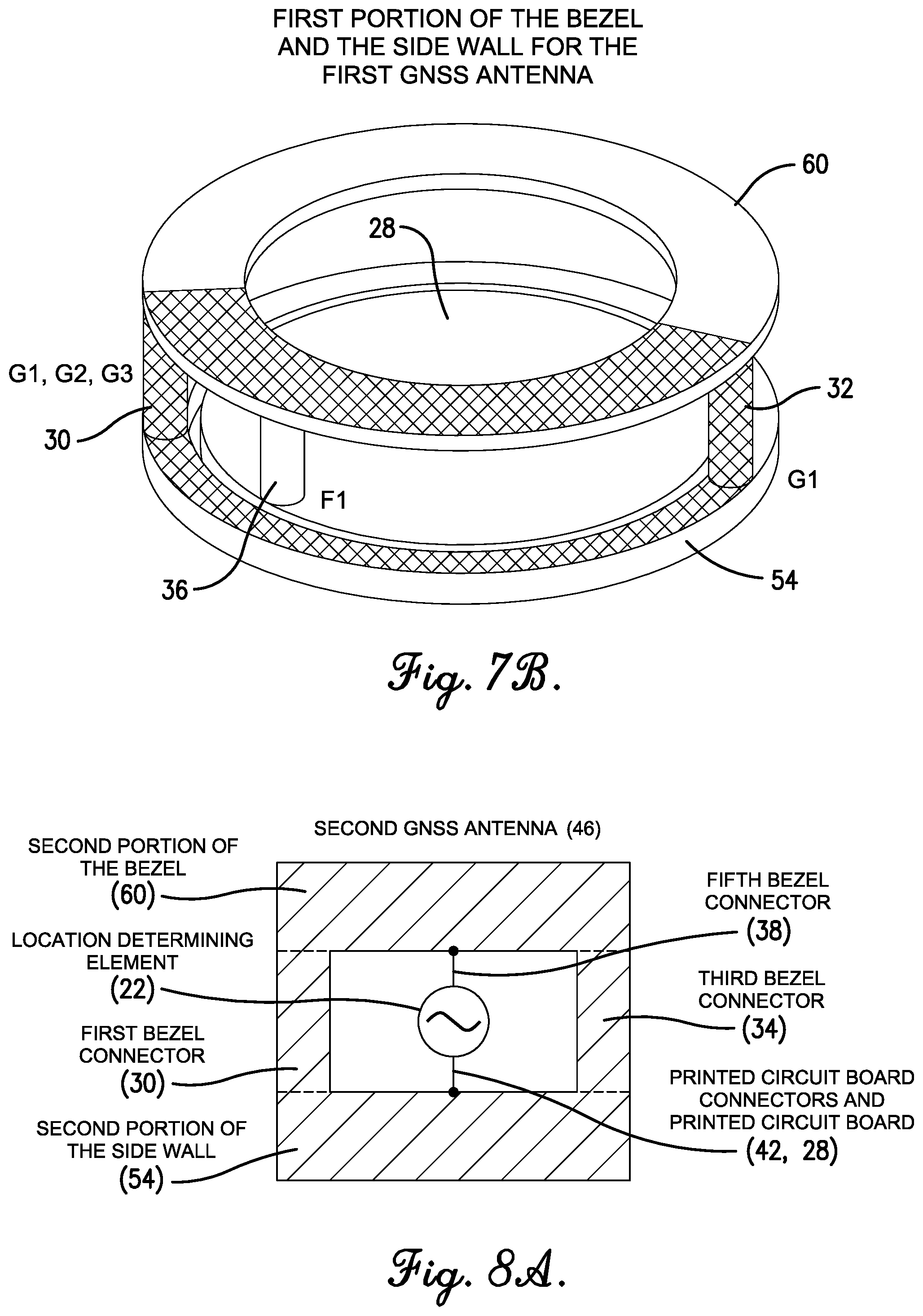 Patent US12422787 Figure 6 – Conductive watch housing with slot antenna configuration