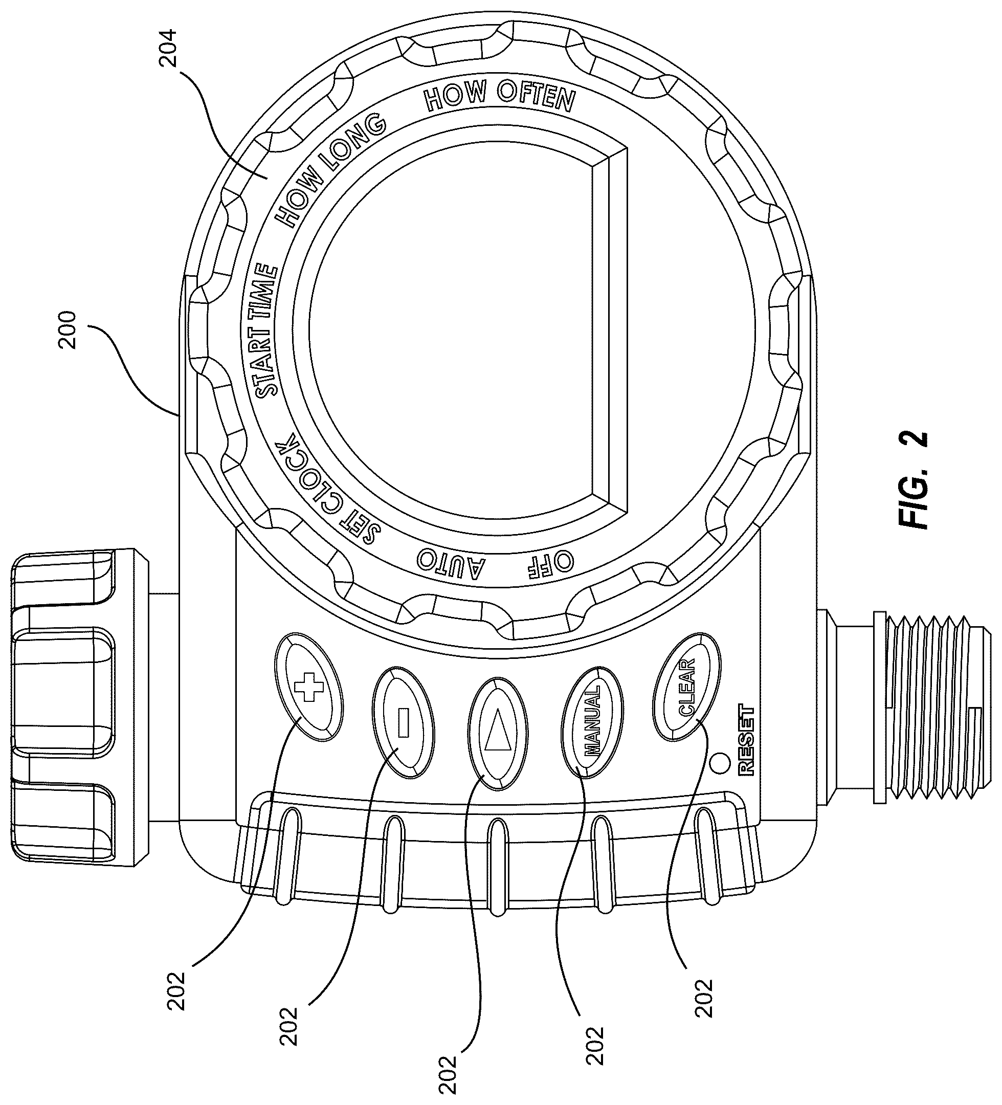 Patent US12422808 Figure 2 – Drought adjustment techniques and apparatuses for irrigation controllers