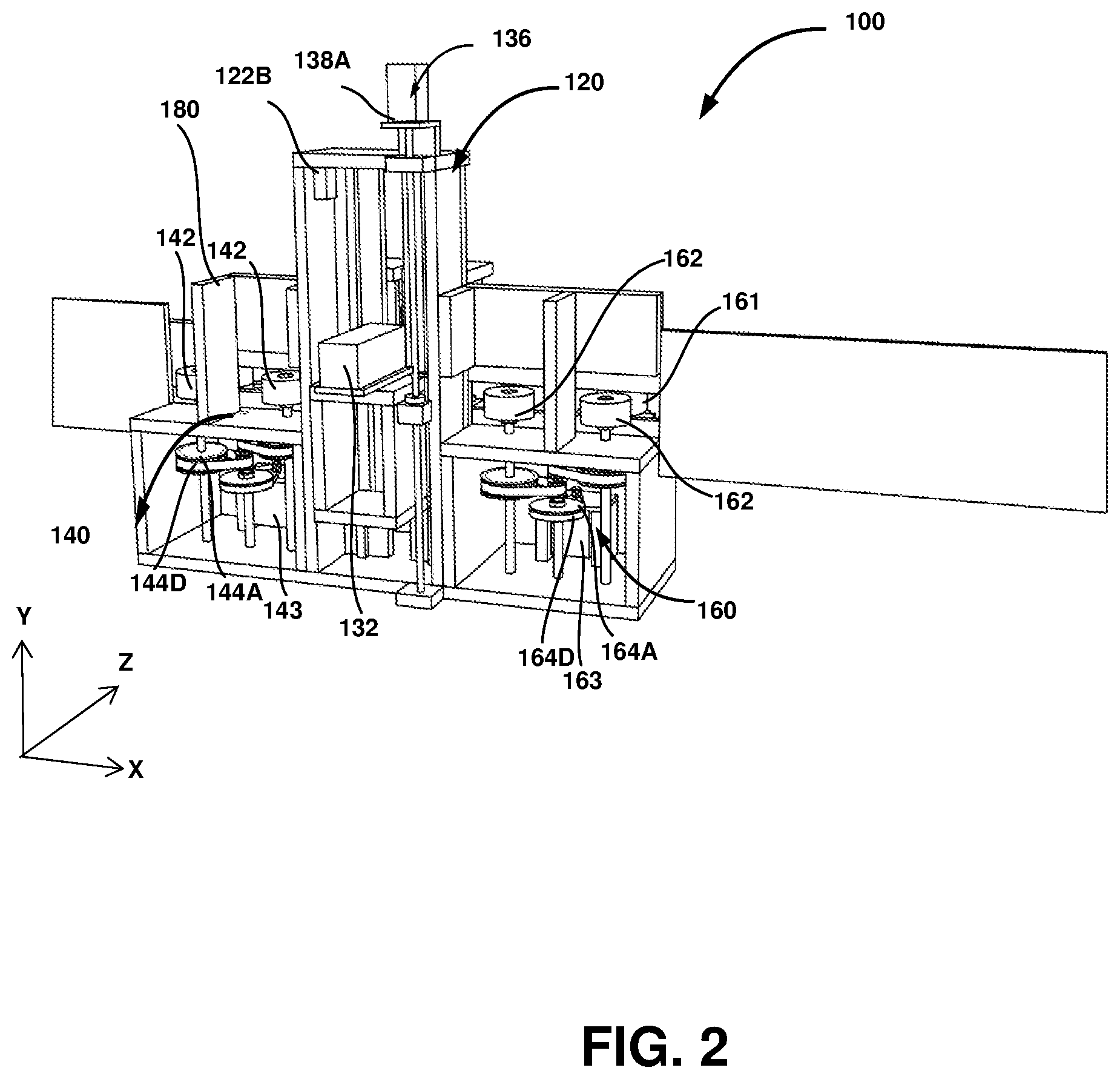 Patent US12422813 Figure 2 – Controller-based machine tool system and method of machining wood slat architectural panels