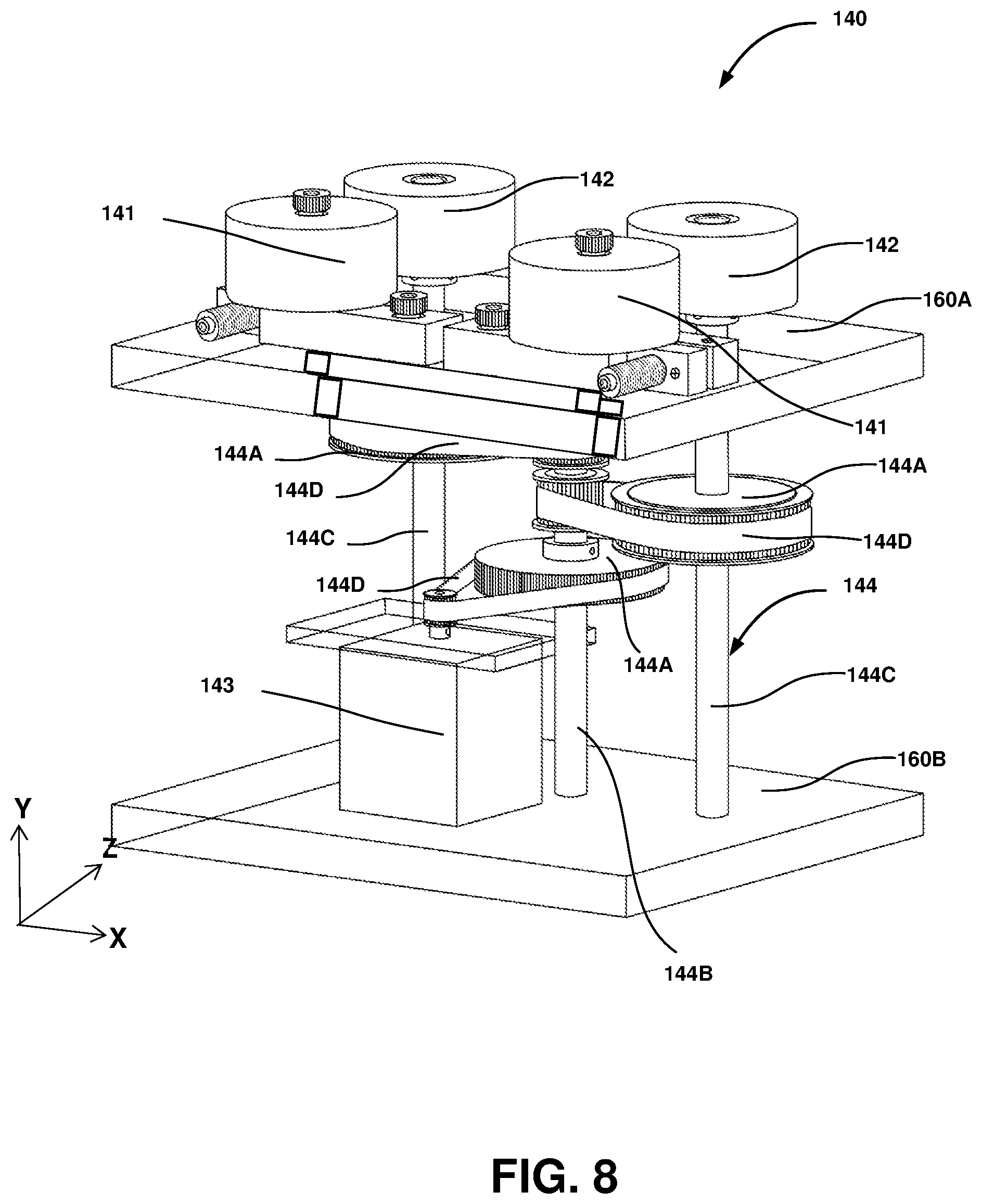 Patent US12422813 Figure 8 – Controller-based machine tool system and method of machining wood slat architectural panels