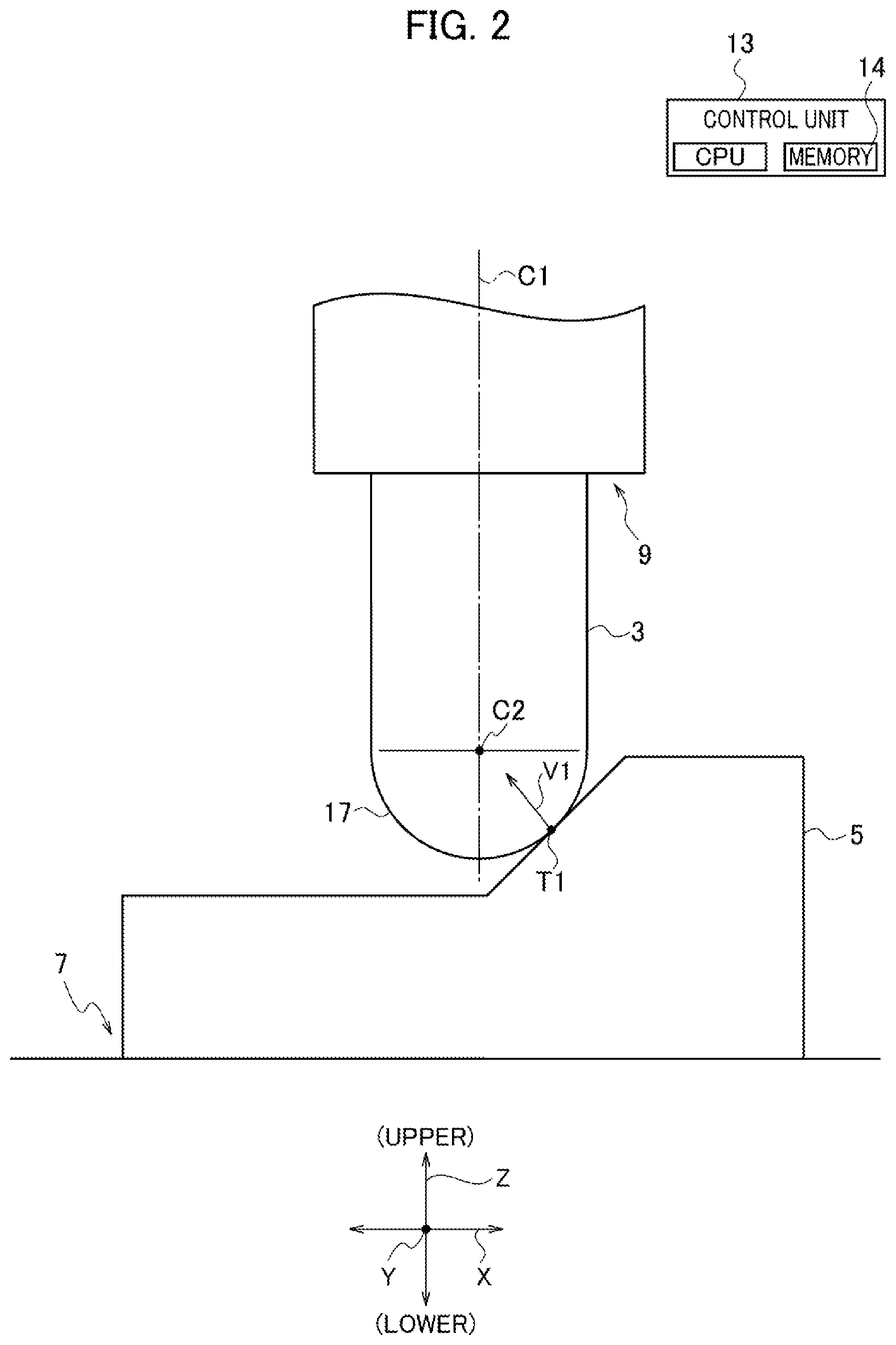 Patent US12422814 Figure 2 – Workpiece machining method and workpiece machining device