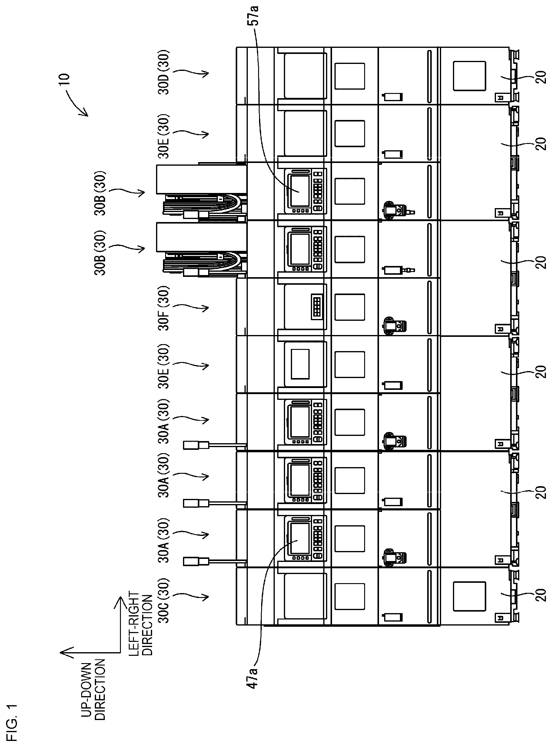 Patent US12422823 Figure 1 – Workpiece machining device