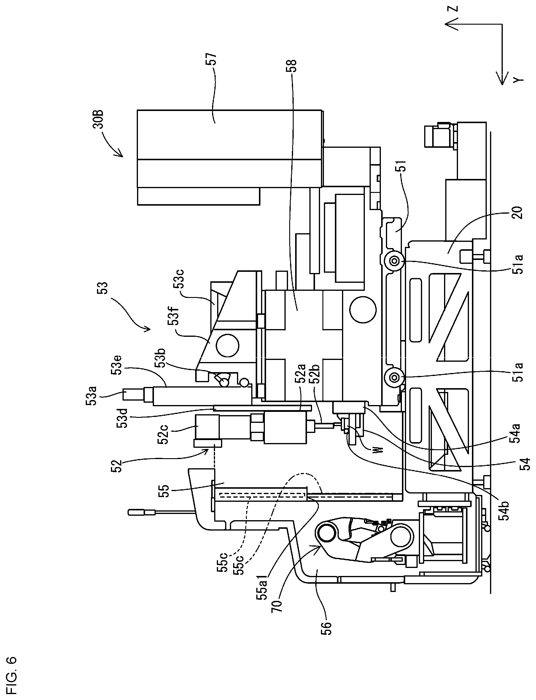 Patent US12422823 Figure 6 – Workpiece machining device