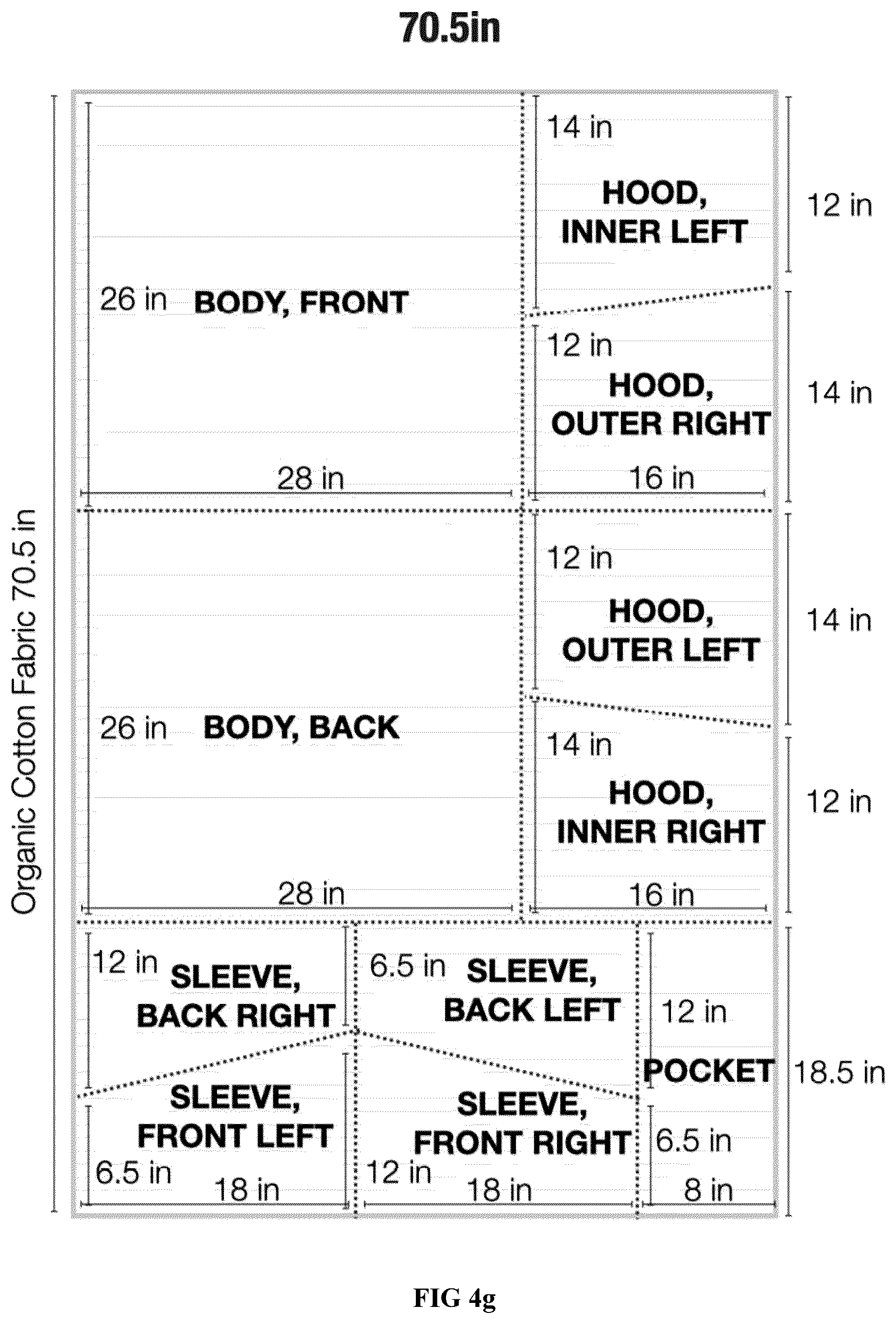 Patent US12422826 Figure 8 – Systems and methods for generating a zero-waste design pattern and reduction in material waste