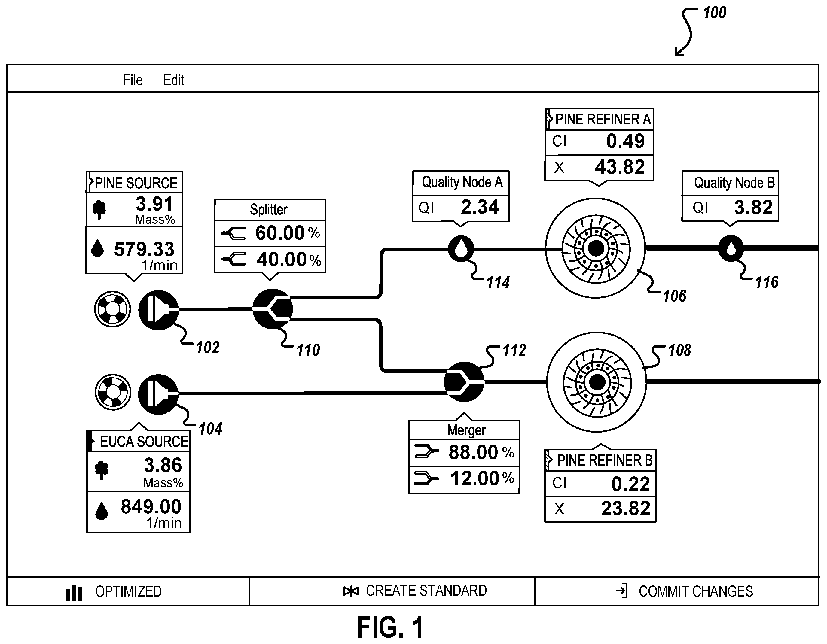 Patent US12422833 Figure 1 – Material processing optimization