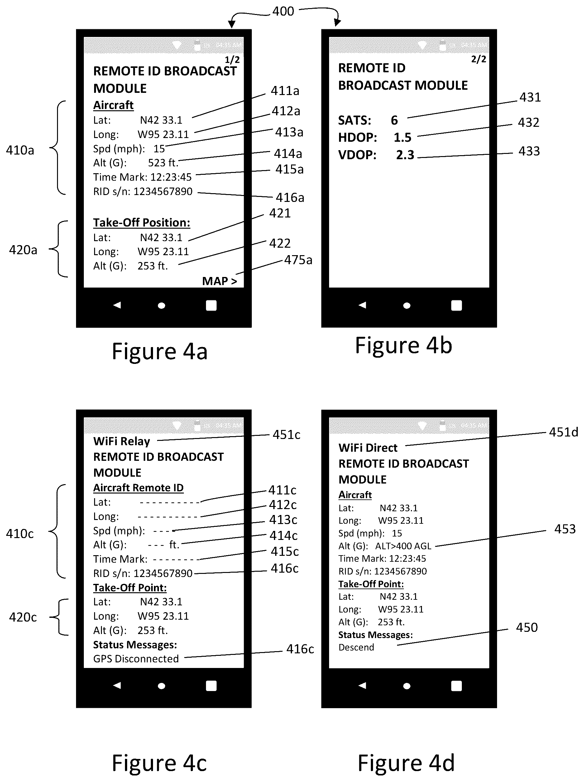 Patent US12422843 Figure 10 – Multi-mode remote identification (RID) system for unmanned aircraft systems (UAS)