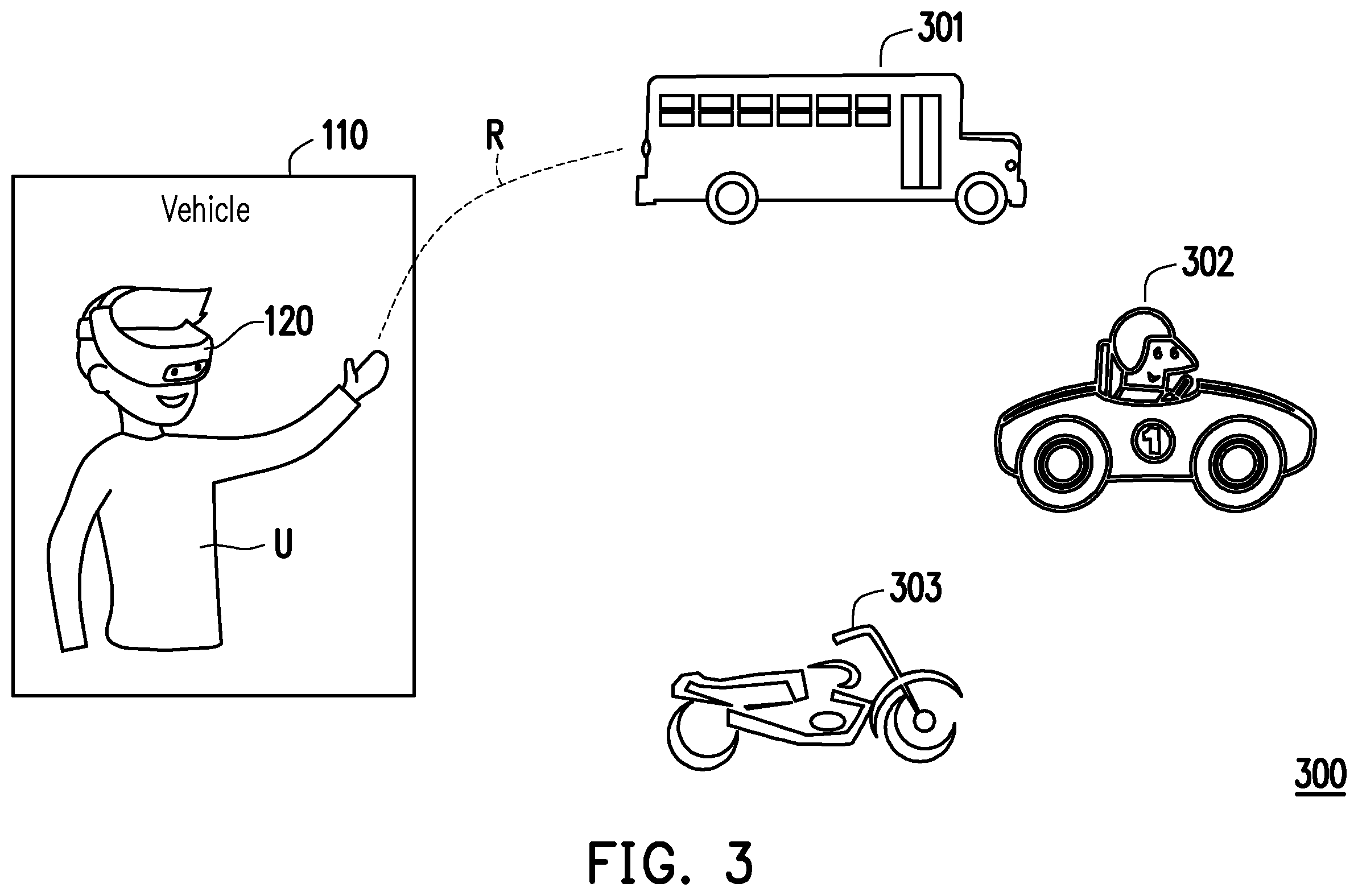 Patent US12422845 Figure 2 – Vehicle control system, head-mounted display device, and vehicle control method