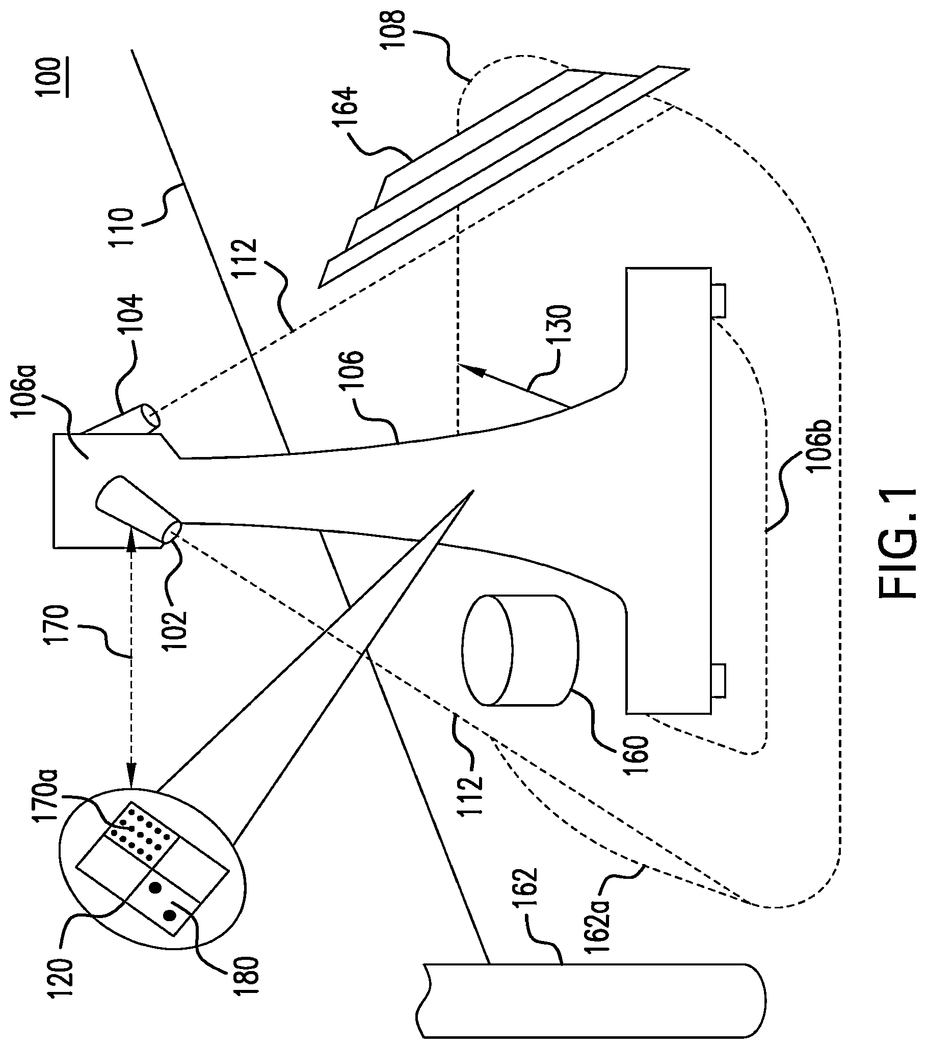 Patent US12422853 Figure 1 – Apparatus, system, and method of using depth assessment for autonomous robot navigation