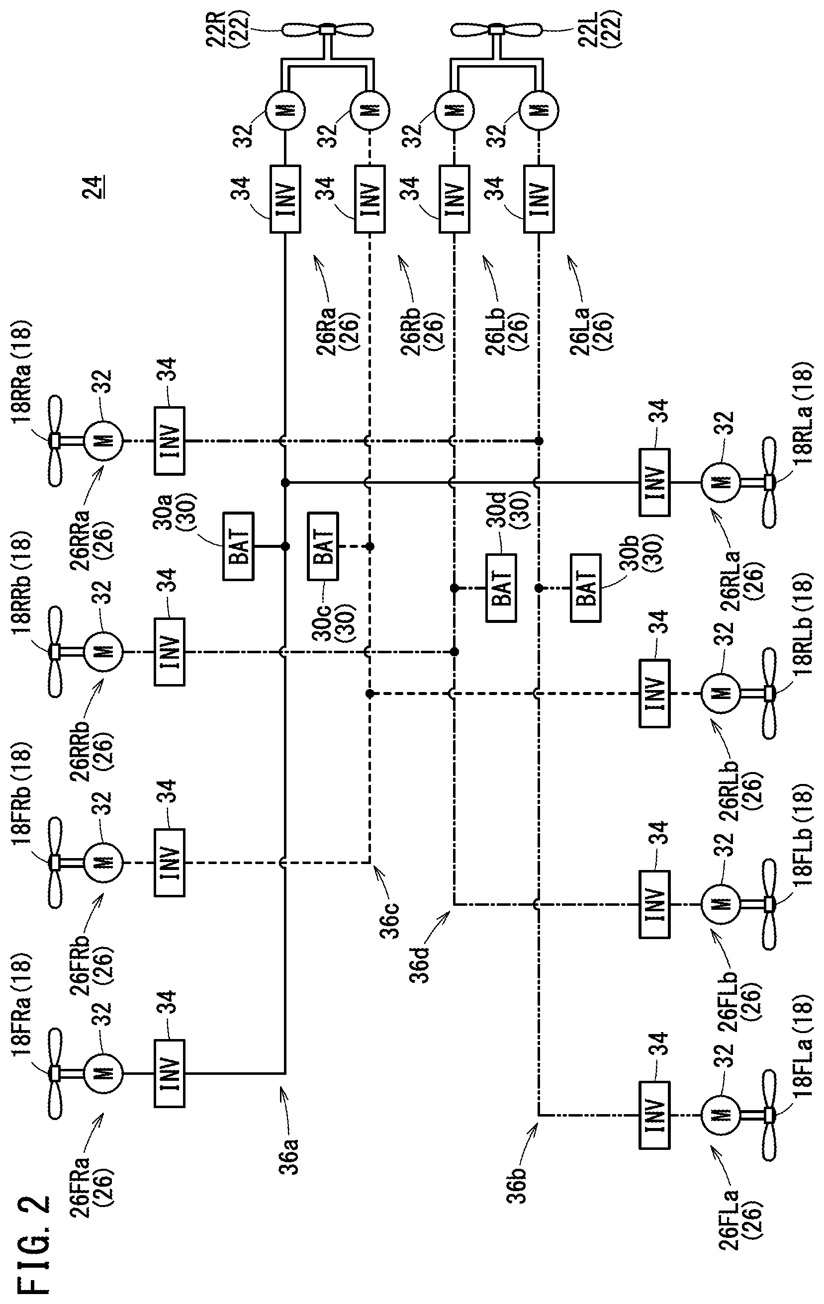 Patent US12422856 Figure 2 – Attitude control device