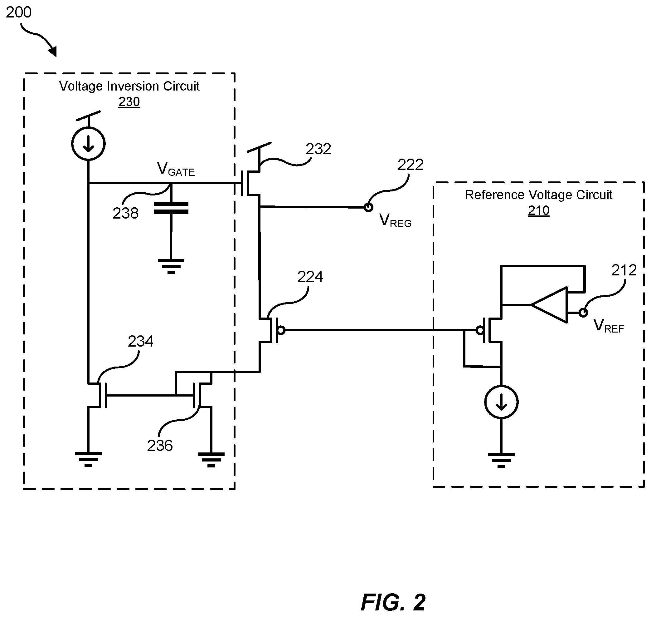 Patent US12422872 Figure 2 – Fast settling voltage regulator