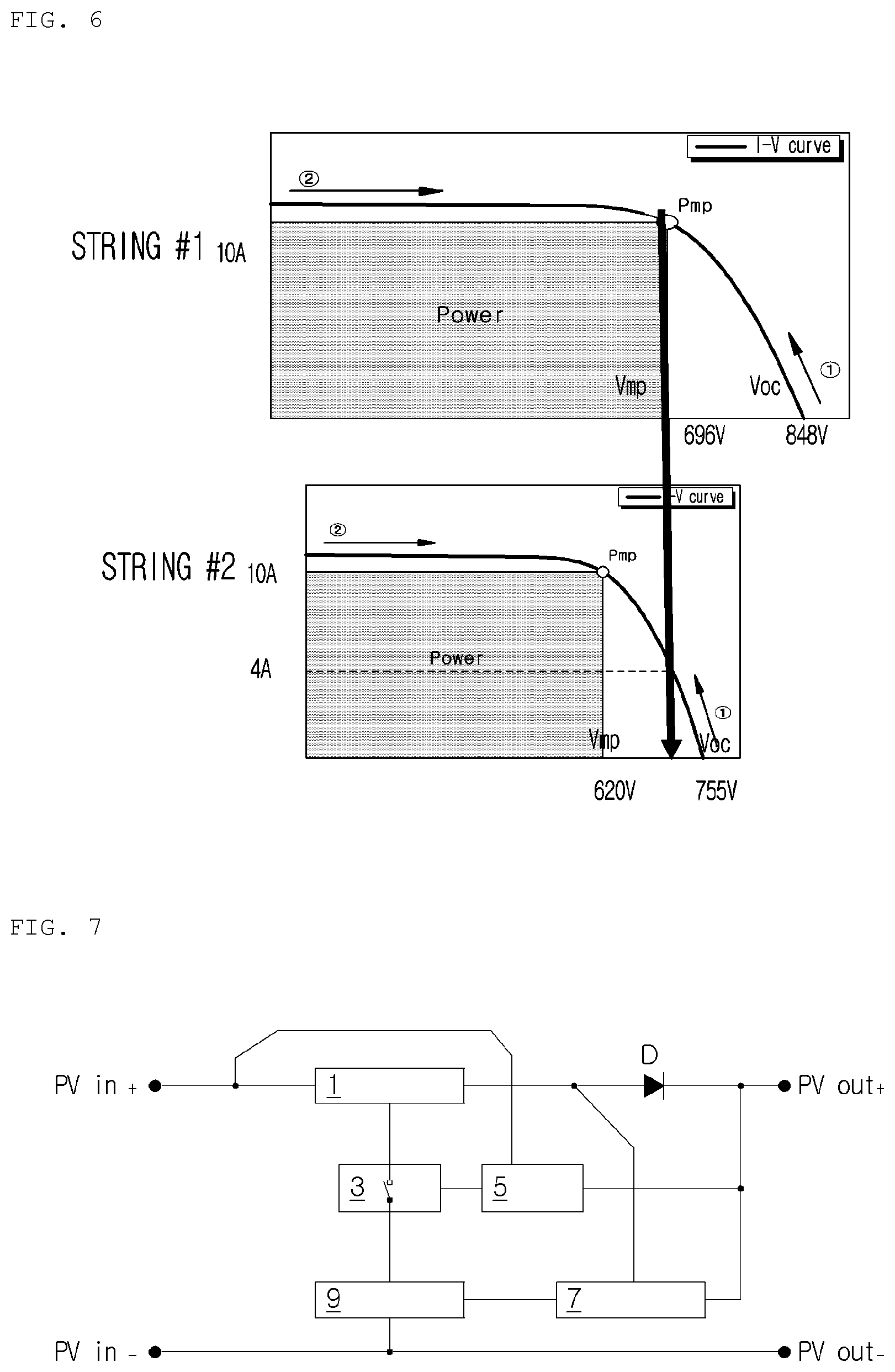 Patent US12422875 Figure 5 – String optima for tracking equal voltage in units of strings, and solar power generation system to which same is applied