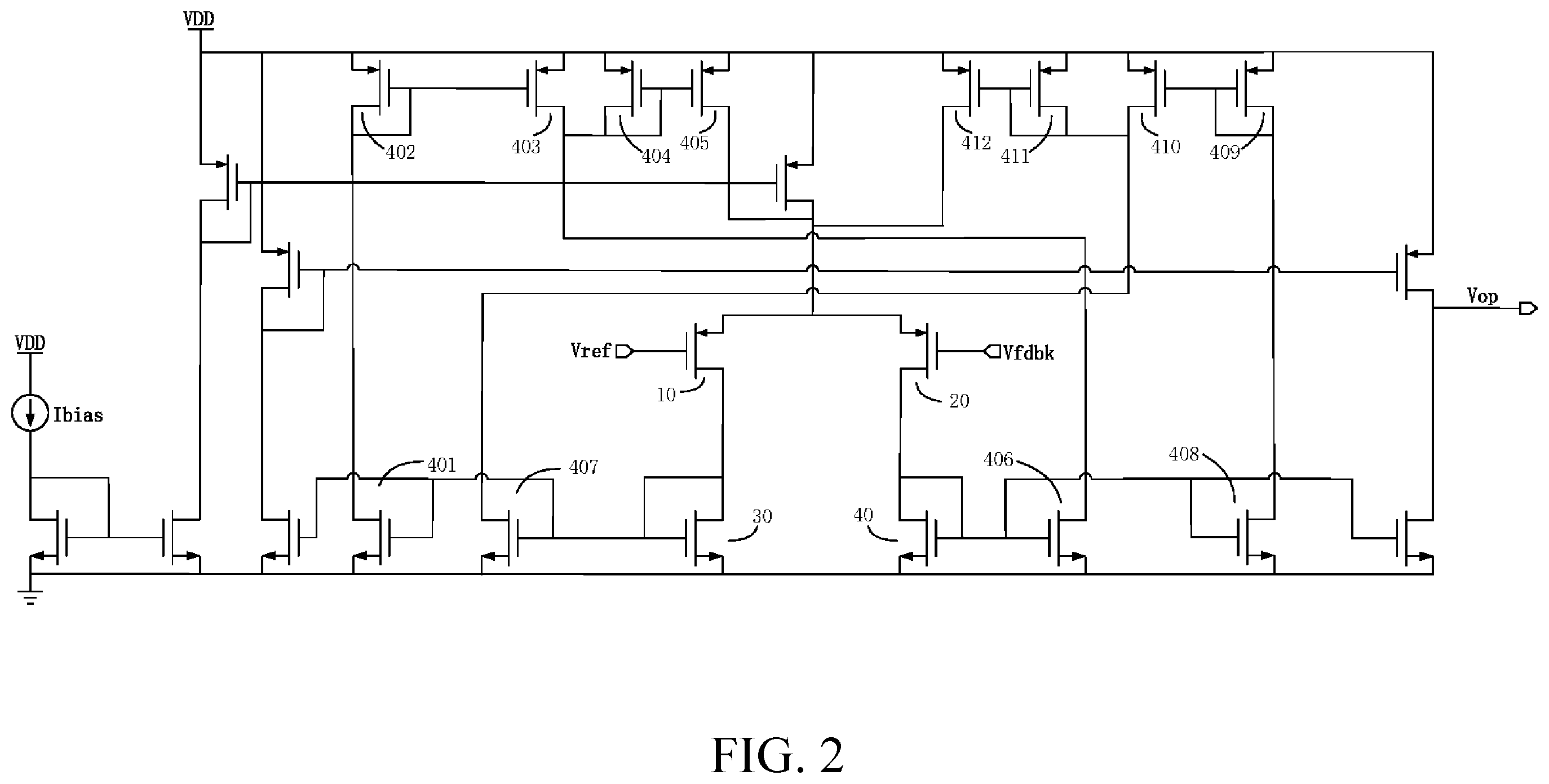 Patent US12422876 Figure 2 – Self-adaptive fast-response ldo circuit and chip thereof