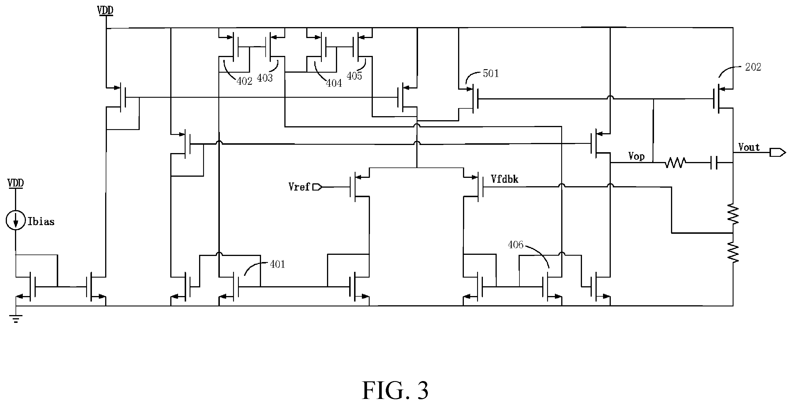 Patent US12422876 Figure 3 – Self-adaptive fast-response ldo circuit and chip thereof