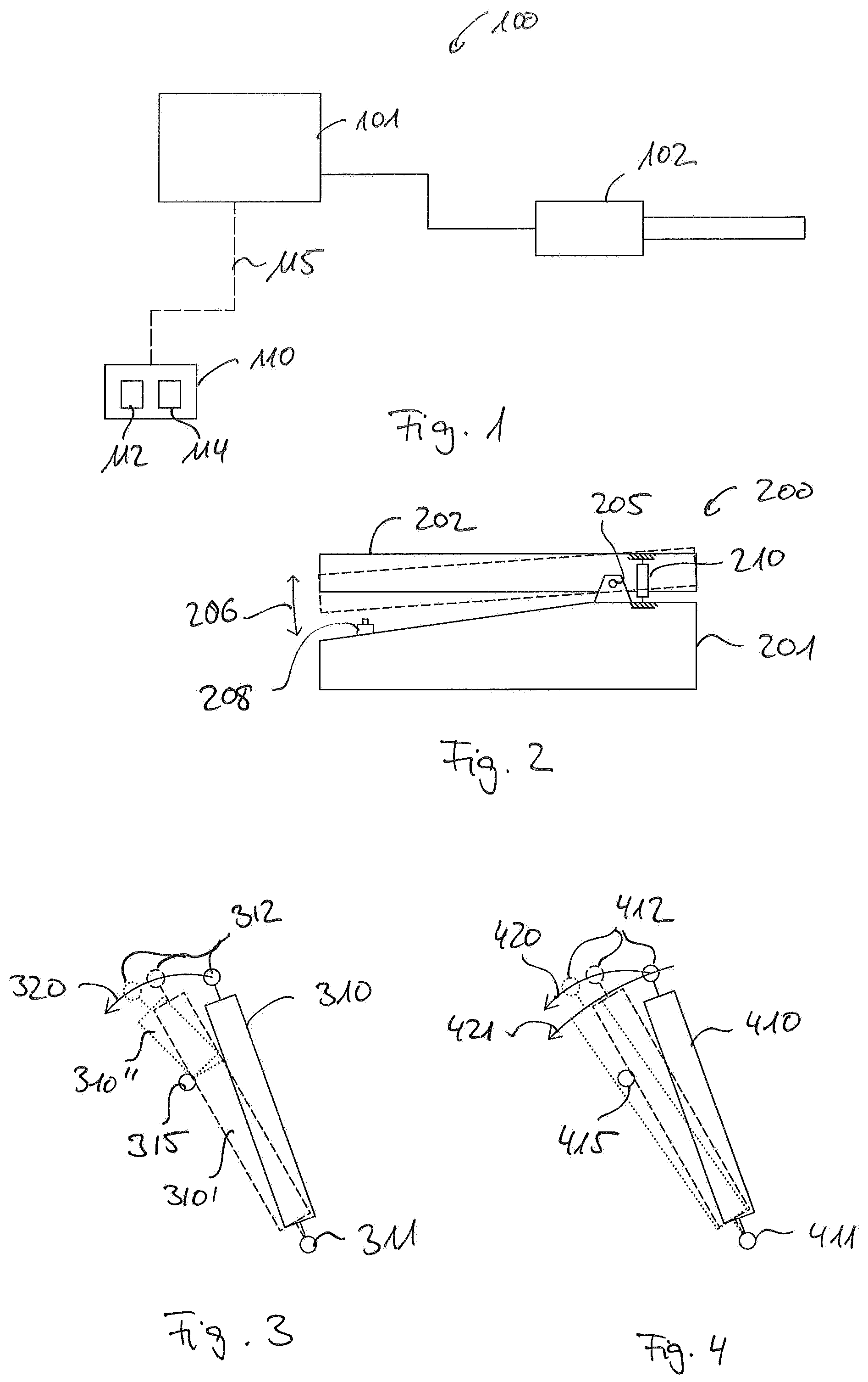 Patent US12422879 Figure 1 – Foot switch device
