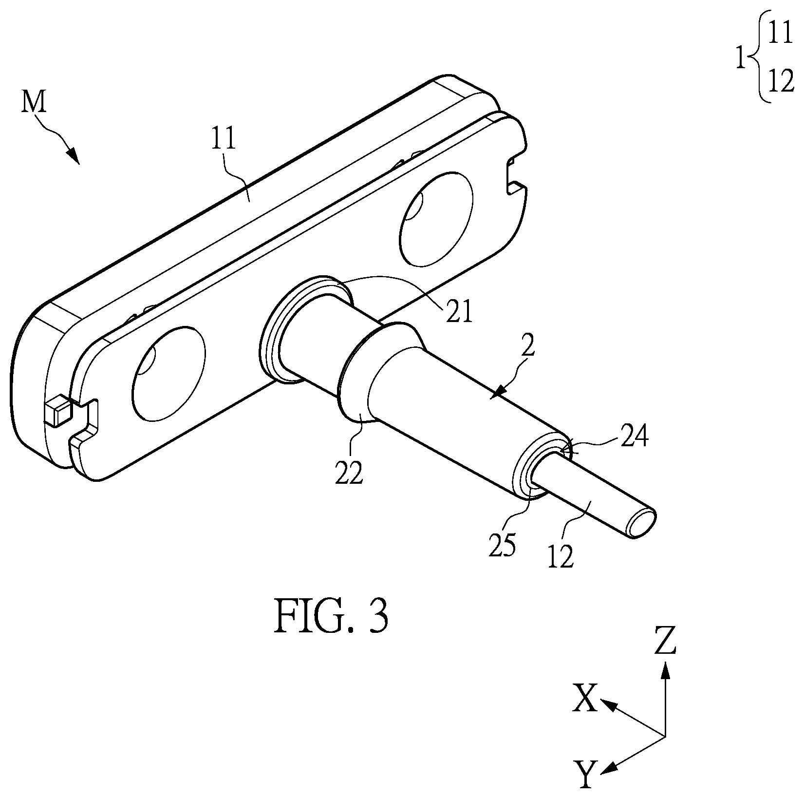 Patent US12422881 Figure 3 – Button structure and electronic device