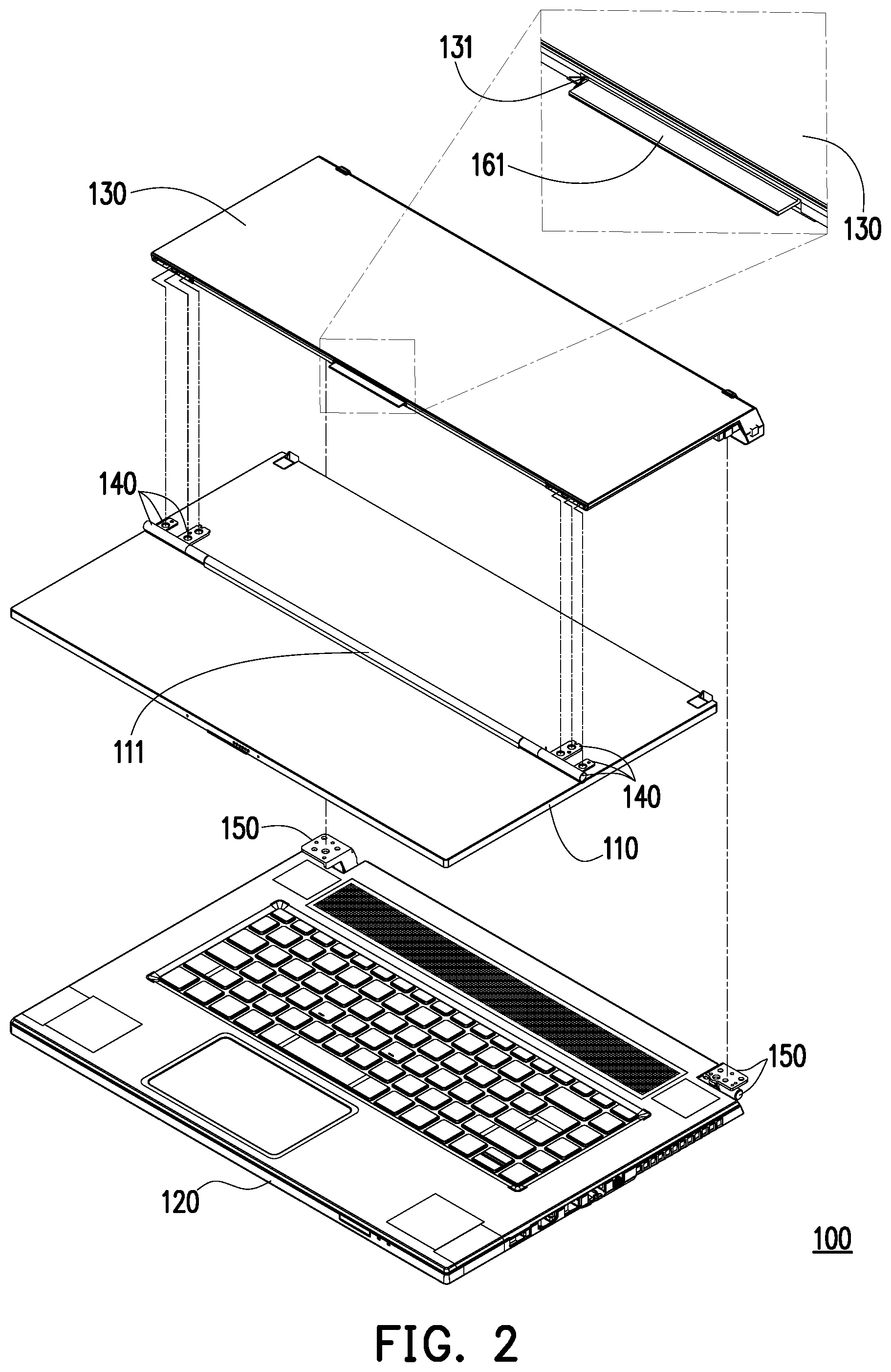 Patent US12422885 Figure 3 – Foldable electronic device