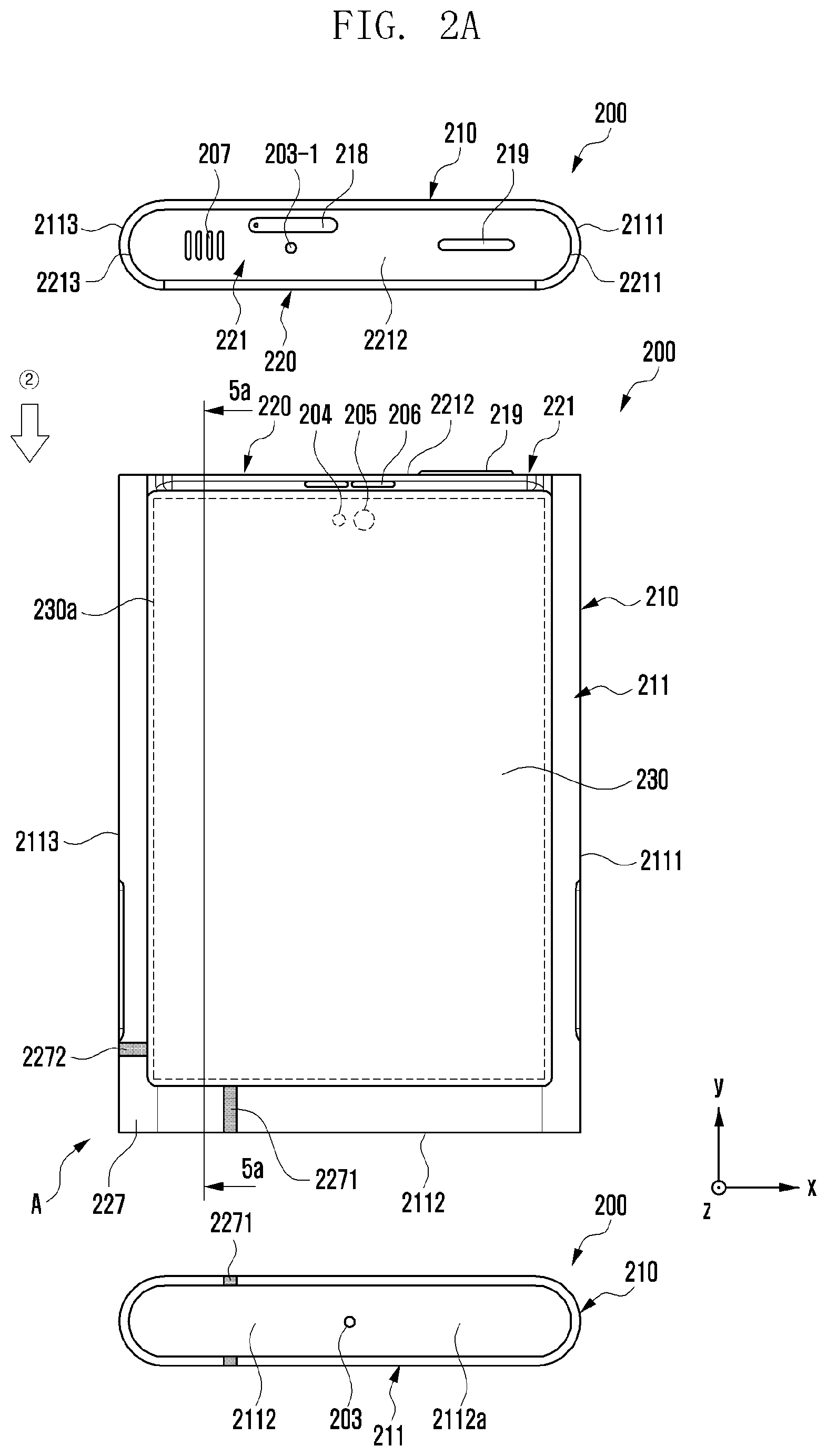 Patent US12422886 Figure 2 – Electronic device including drive motor