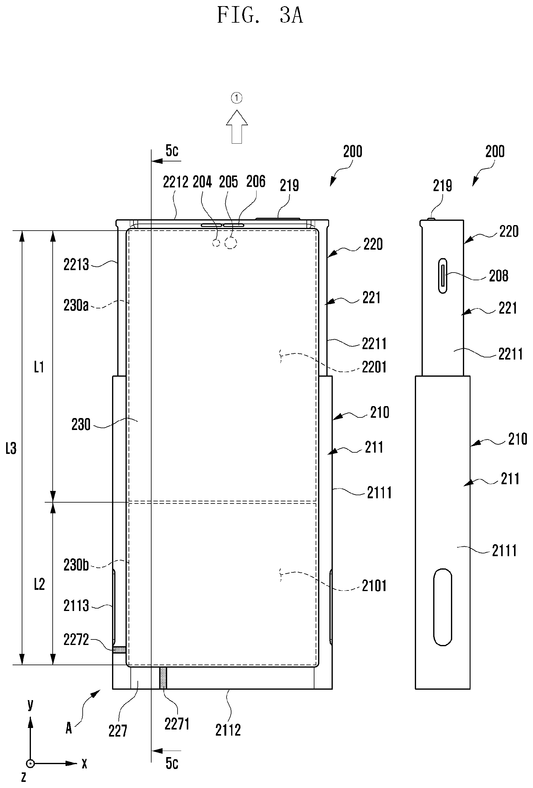 Patent US12422886 Figure 4 – Electronic device including drive motor
