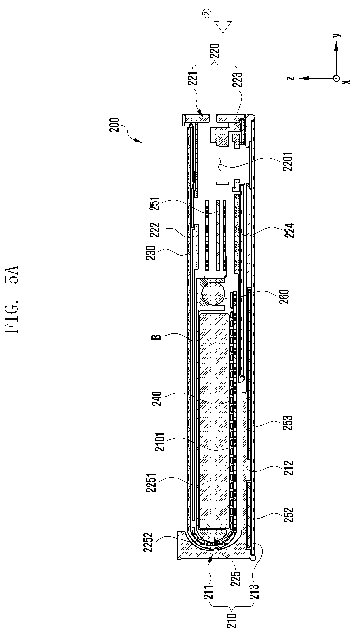 Patent US12422886 Figure 7 – Electronic device including drive motor