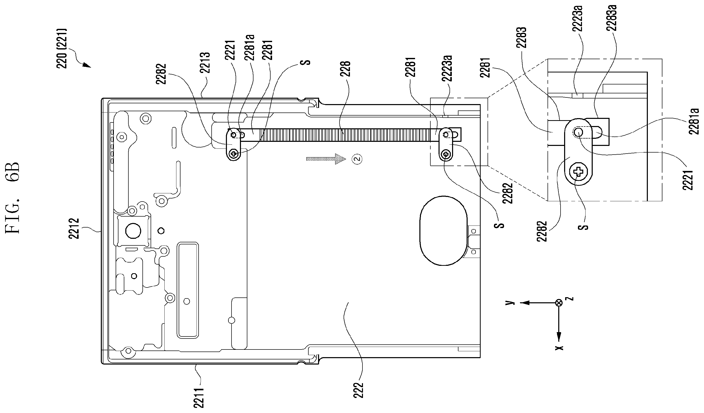 Patent US12422886 Figure 11 – Electronic device including drive motor