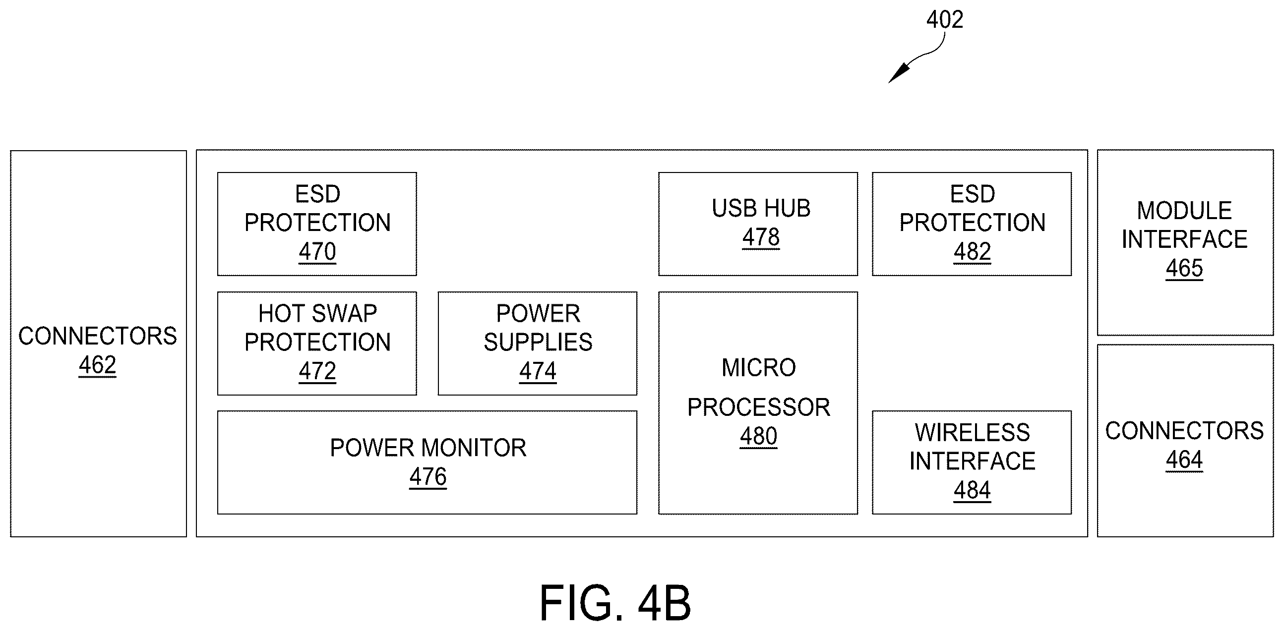 Patent US12422887 Figure 5 – Personal area network connection using interconnection laminate substrate
