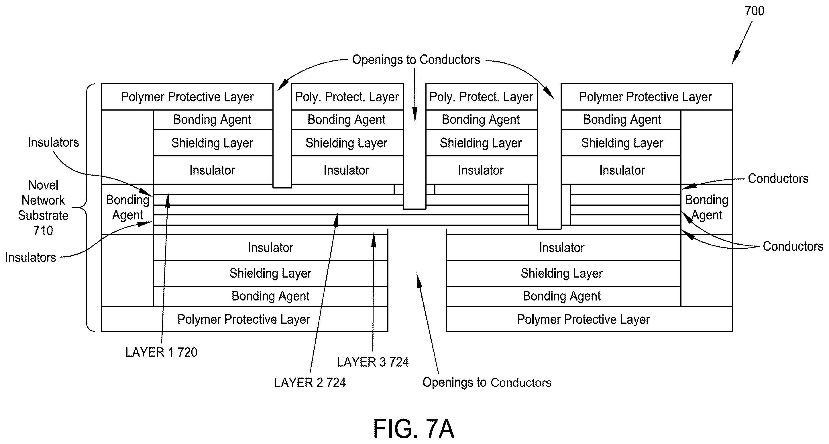 Patent US12422887 Figure 8 – Personal area network connection using interconnection laminate substrate