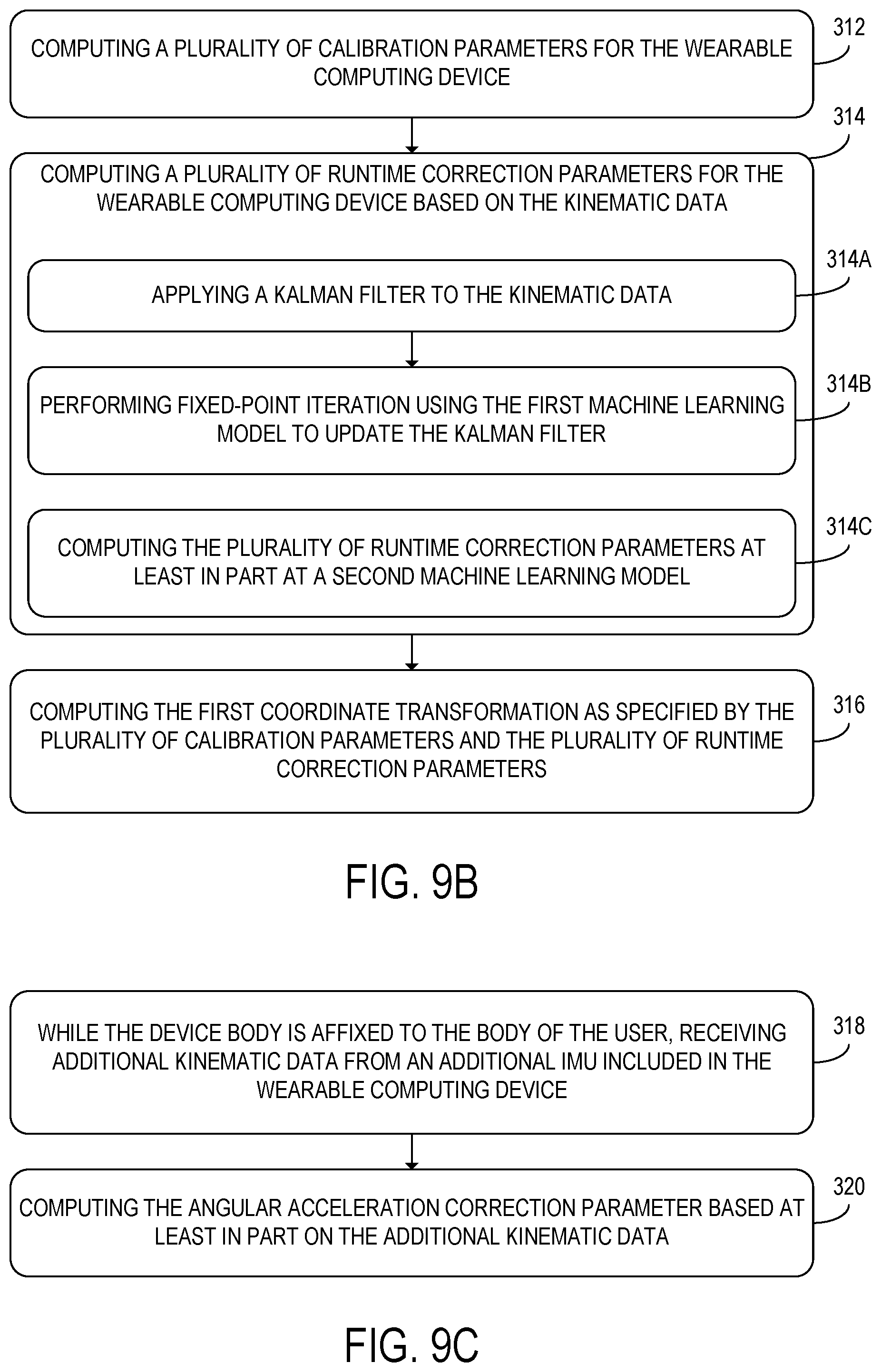 Patent US12422888 Figure 11 – Estimating runtime-frame velocity of wearable device