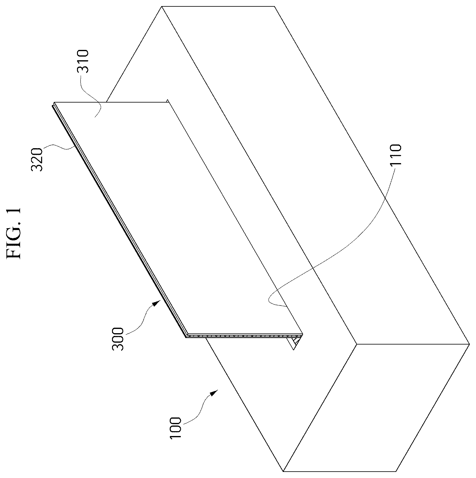 Patent US12422892 — Rollable display device for vehicle — Figure 1