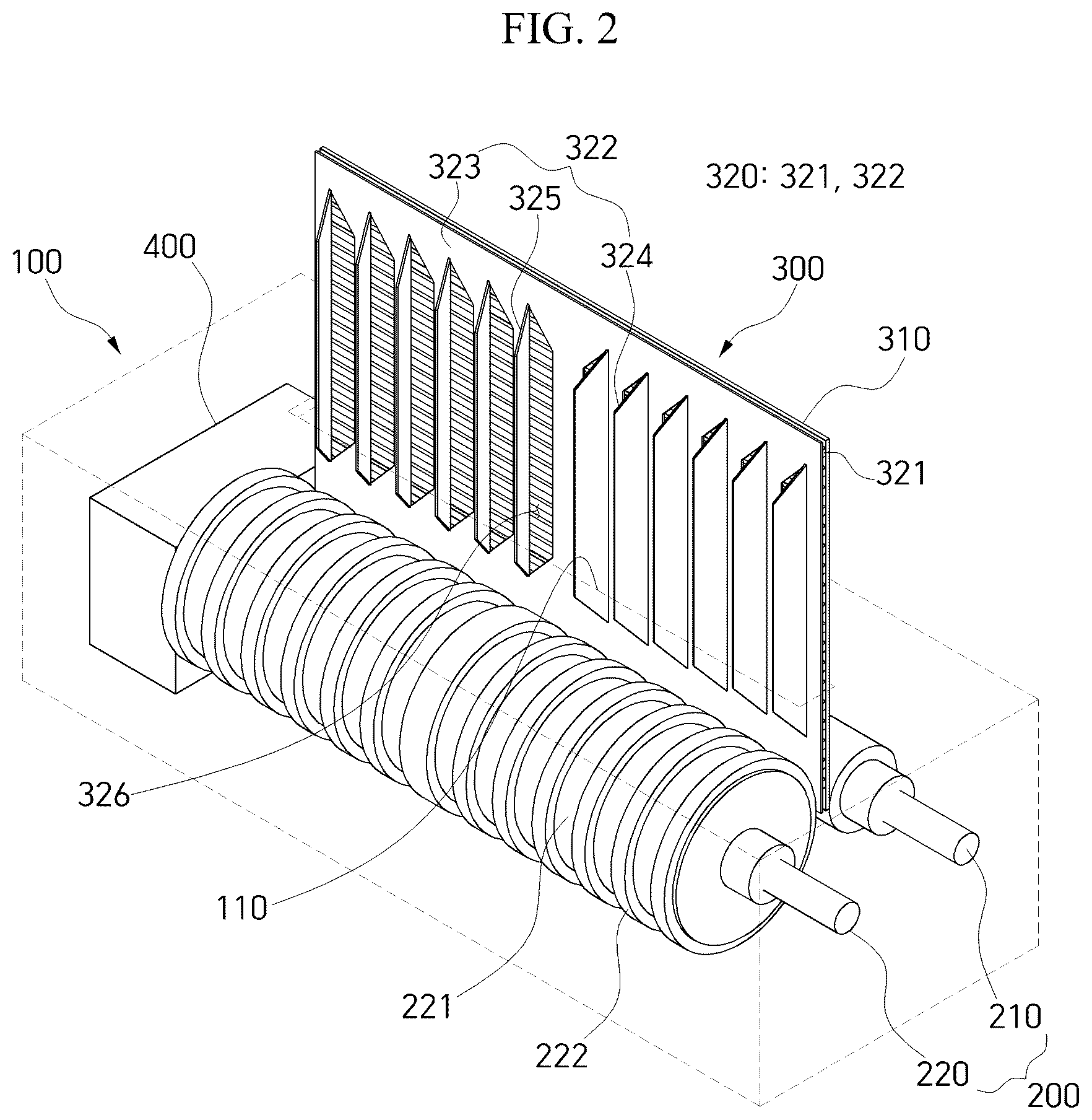 Patent US12422892 Figure 2 – Rollable display device for vehicle