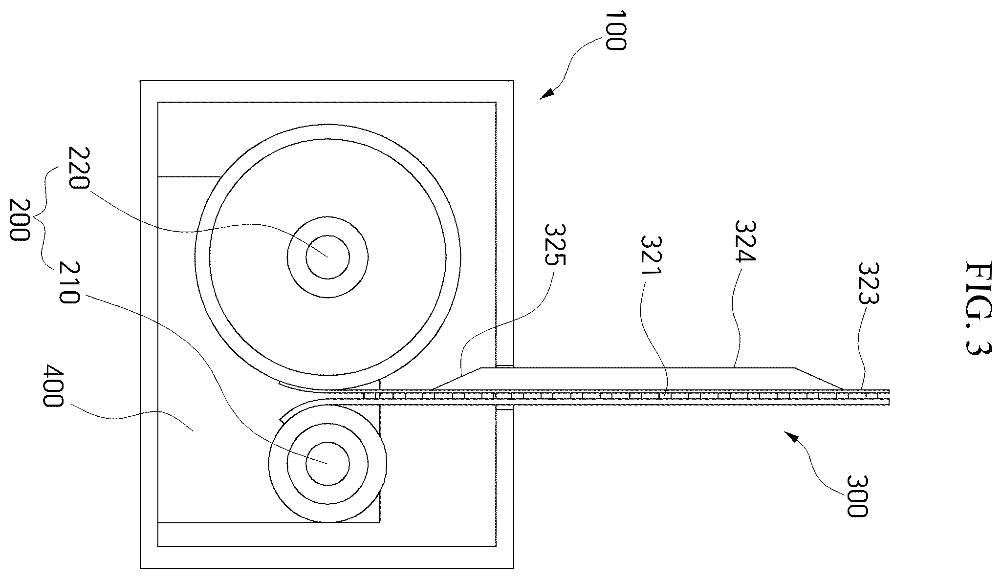 Patent US12422892 Figure 3 – Rollable display device for vehicle