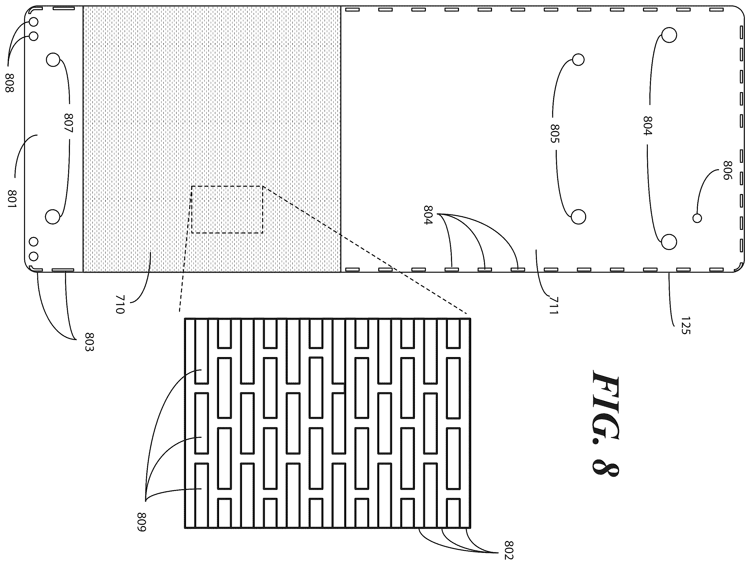 Patent US12422893 Figure 6 – Electronic devices with translating flexible display and corresponding methods