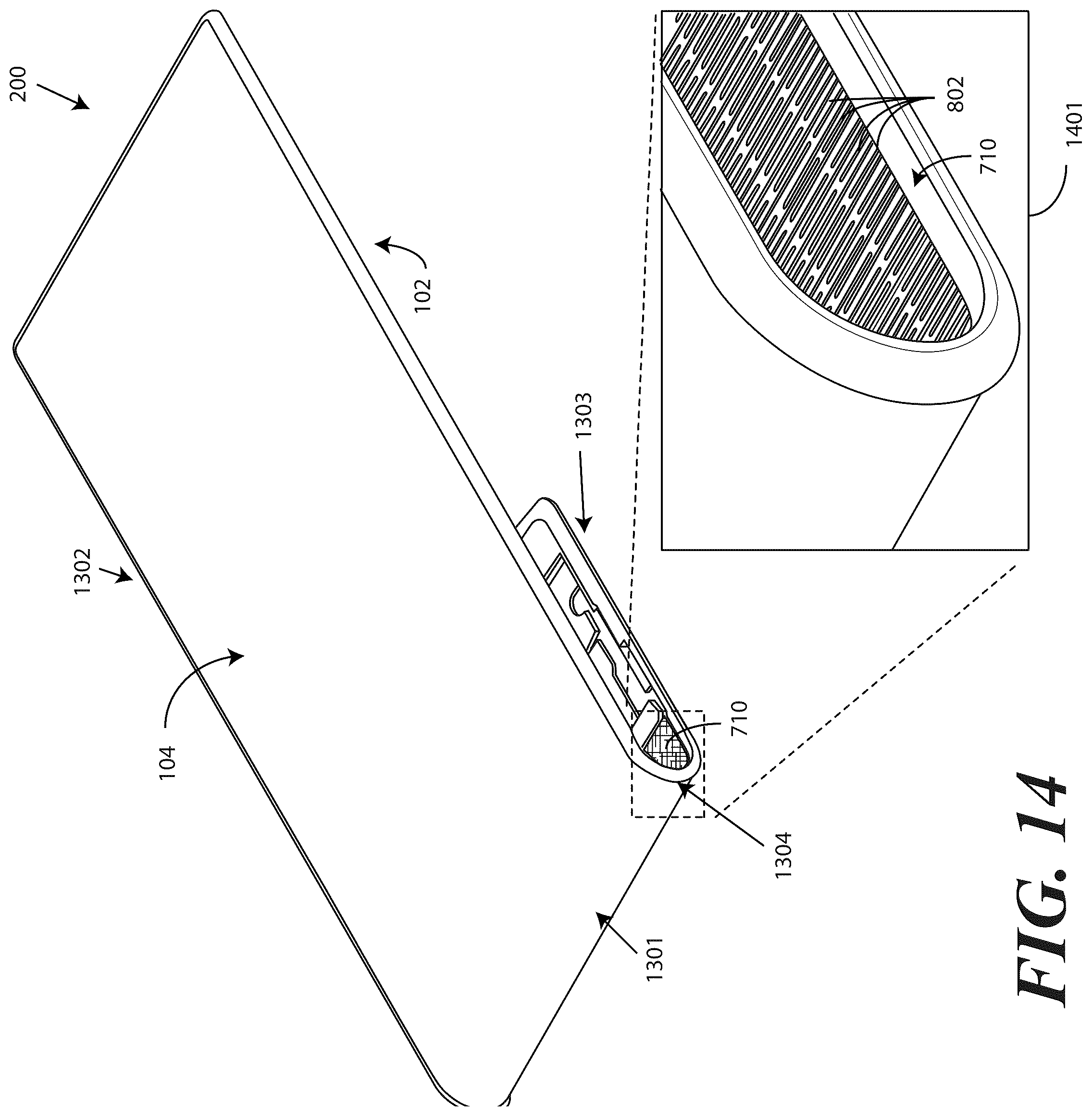 Patent US12422893 Figure 11 – Electronic devices with translating flexible display and corresponding methods