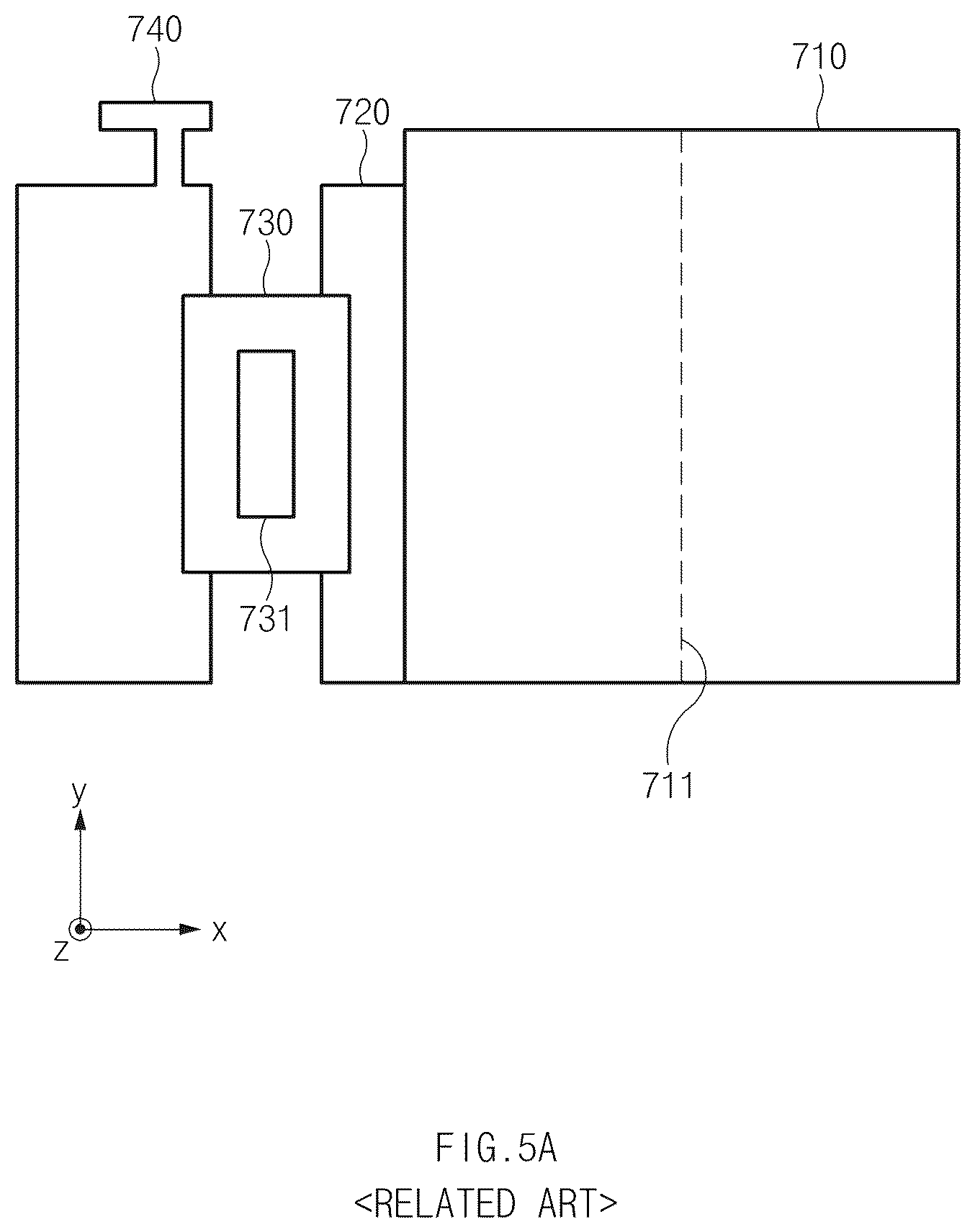 Patent US12422895 Figure 5 – Foldable electronic device comprising protection member