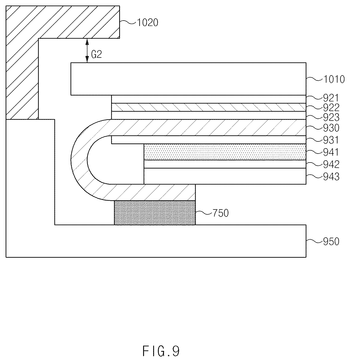 Patent US12422895 Figure 10 – Foldable electronic device comprising protection member