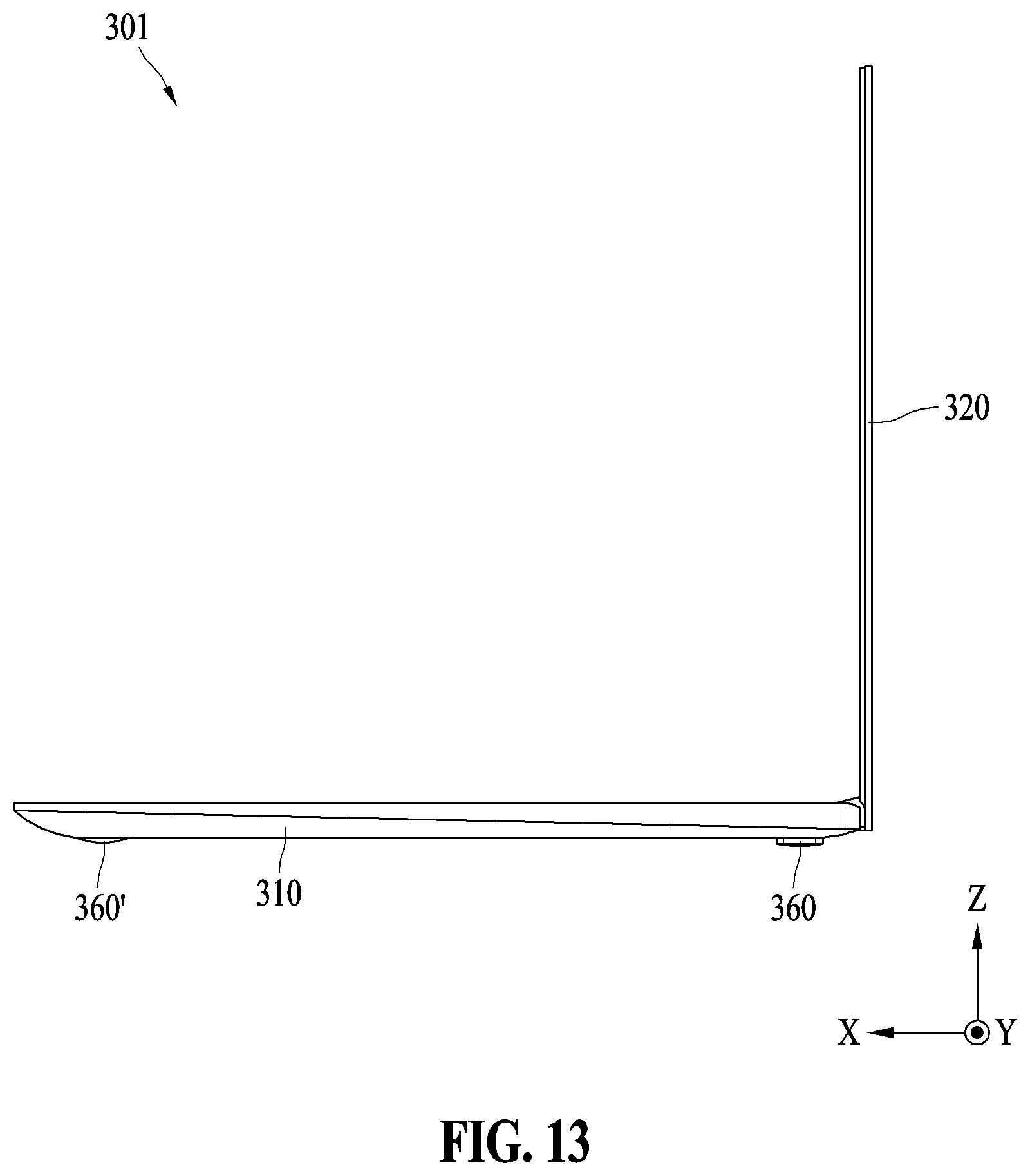 Patent US12422897 Figure 12 – Lifting structure and electronic device including the same