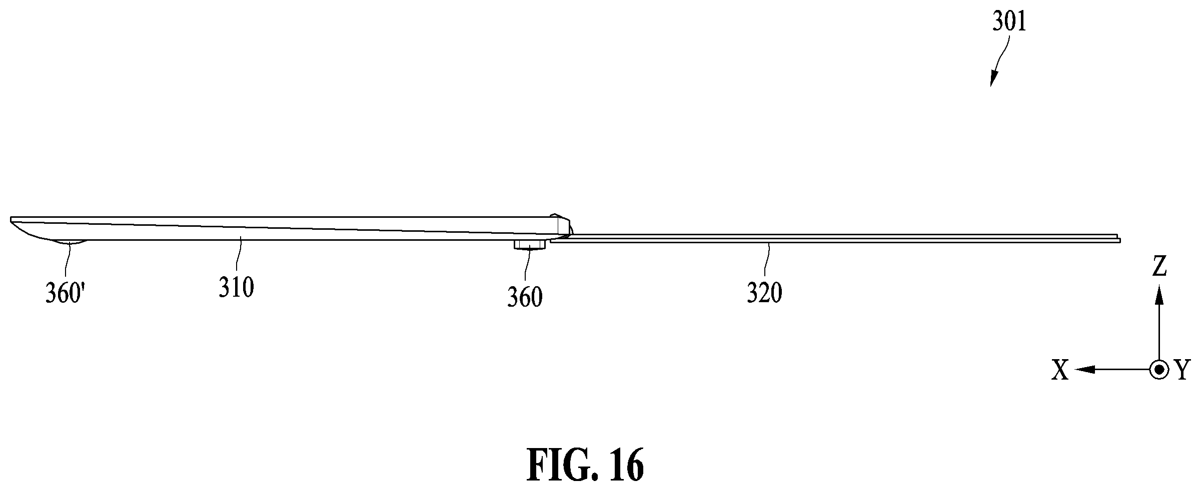 Patent US12422897 Figure 14 – Lifting structure and electronic device including the same